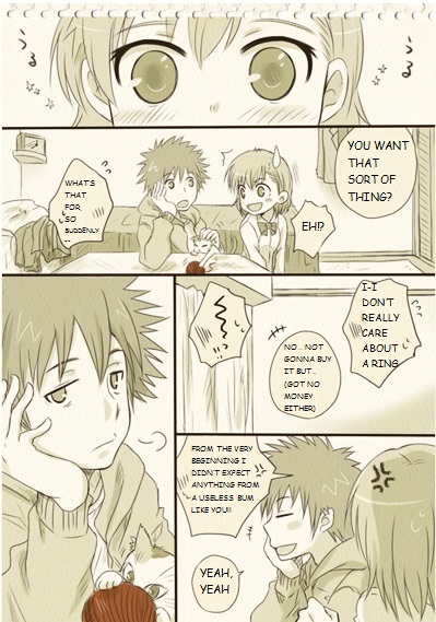 To Aru Majutsu No Index - Kamijou & Mikoto Are A Little Embarrassed - Chapter 0