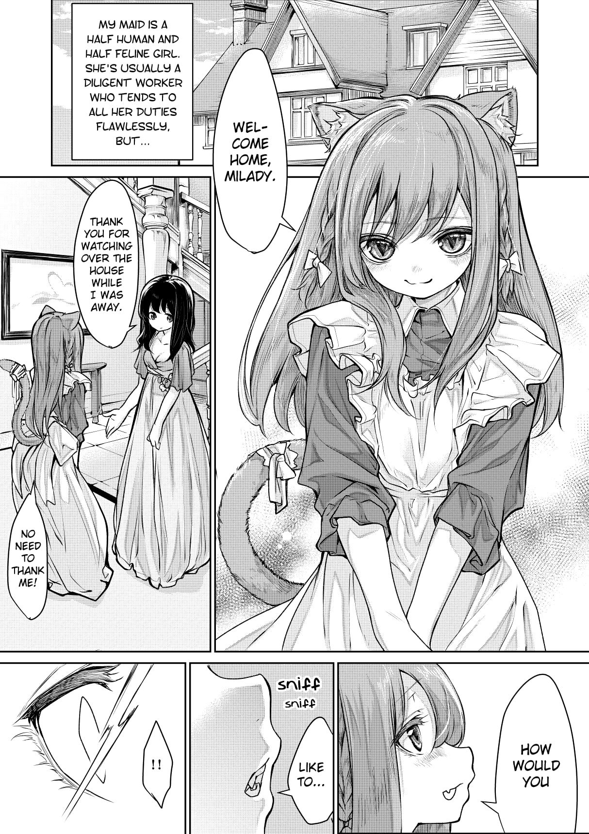 Cat Maid And Mistress - Chapter 4: Cat Maid Playing With Her Mistress