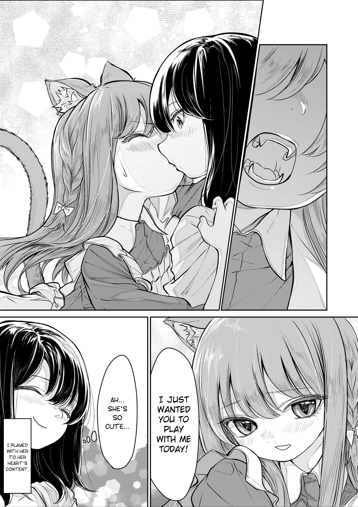 Cat Maid And Mistress - Chapter 2: Cat Maid Being Spoiled By Her Mistress