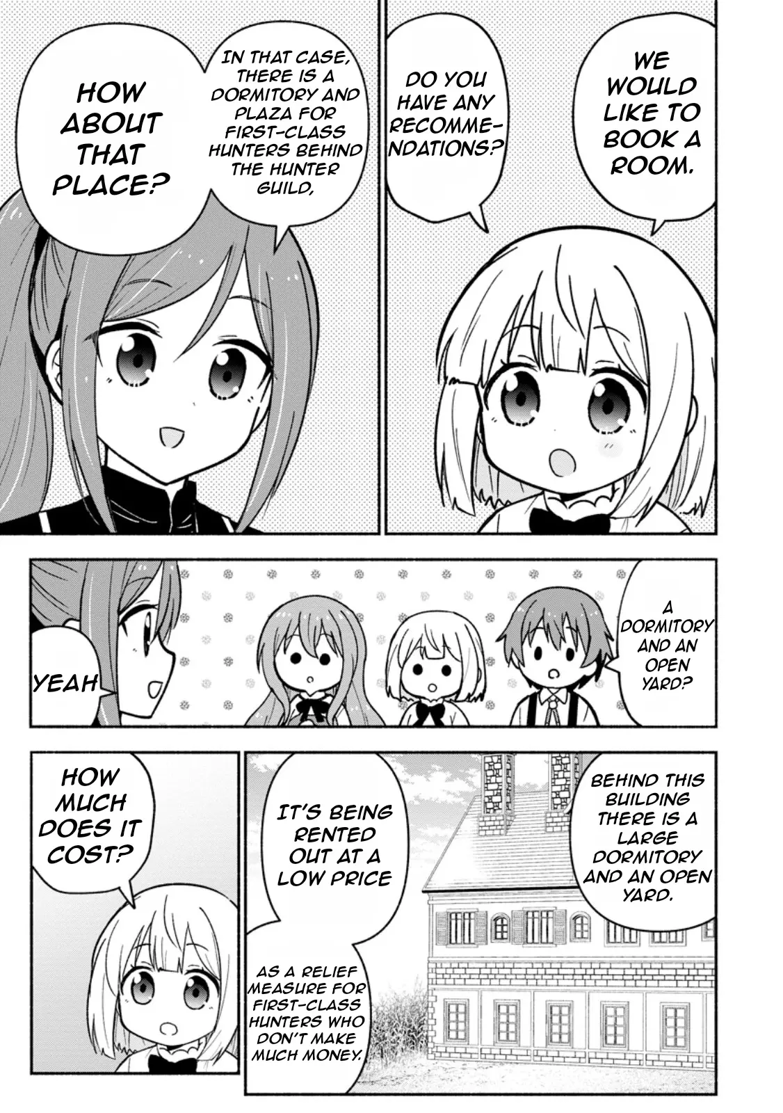 Isekai No Ochibi-Chan Wa Kyou Mo Nanika Wo Tsukuri Dasu - Vol.1 Chapter 4: Hunter's Guild And Relocation