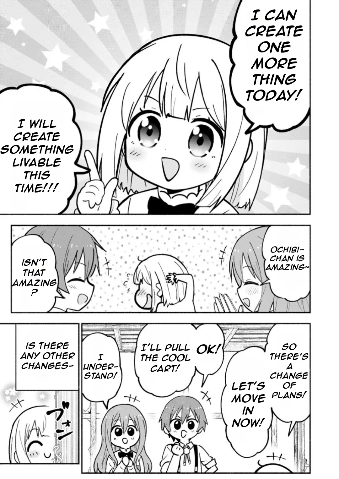 Isekai No Ochibi-Chan Wa Kyou Mo Nanika Wo Tsukuri Dasu - Vol.1 Chapter 4: Hunter's Guild And Relocation