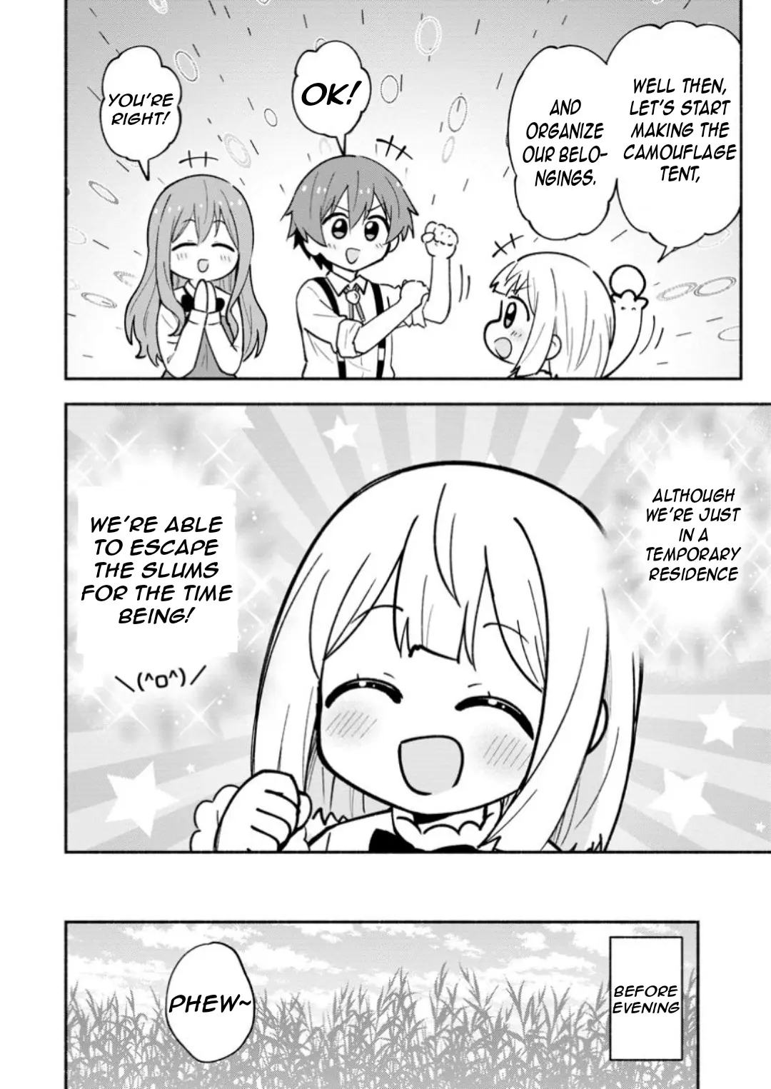 Isekai No Ochibi-Chan Wa Kyou Mo Nanika Wo Tsukuri Dasu - Vol.1 Chapter 5: New Home And First Meal Out