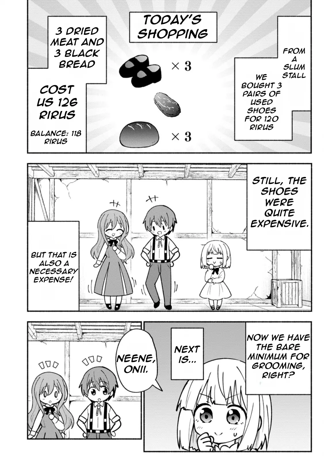 Isekai No Ochibi-Chan Wa Kyou Mo Nanika Wo Tsukuri Dasu - Vol.1 Chapter 3: To The Town Shops