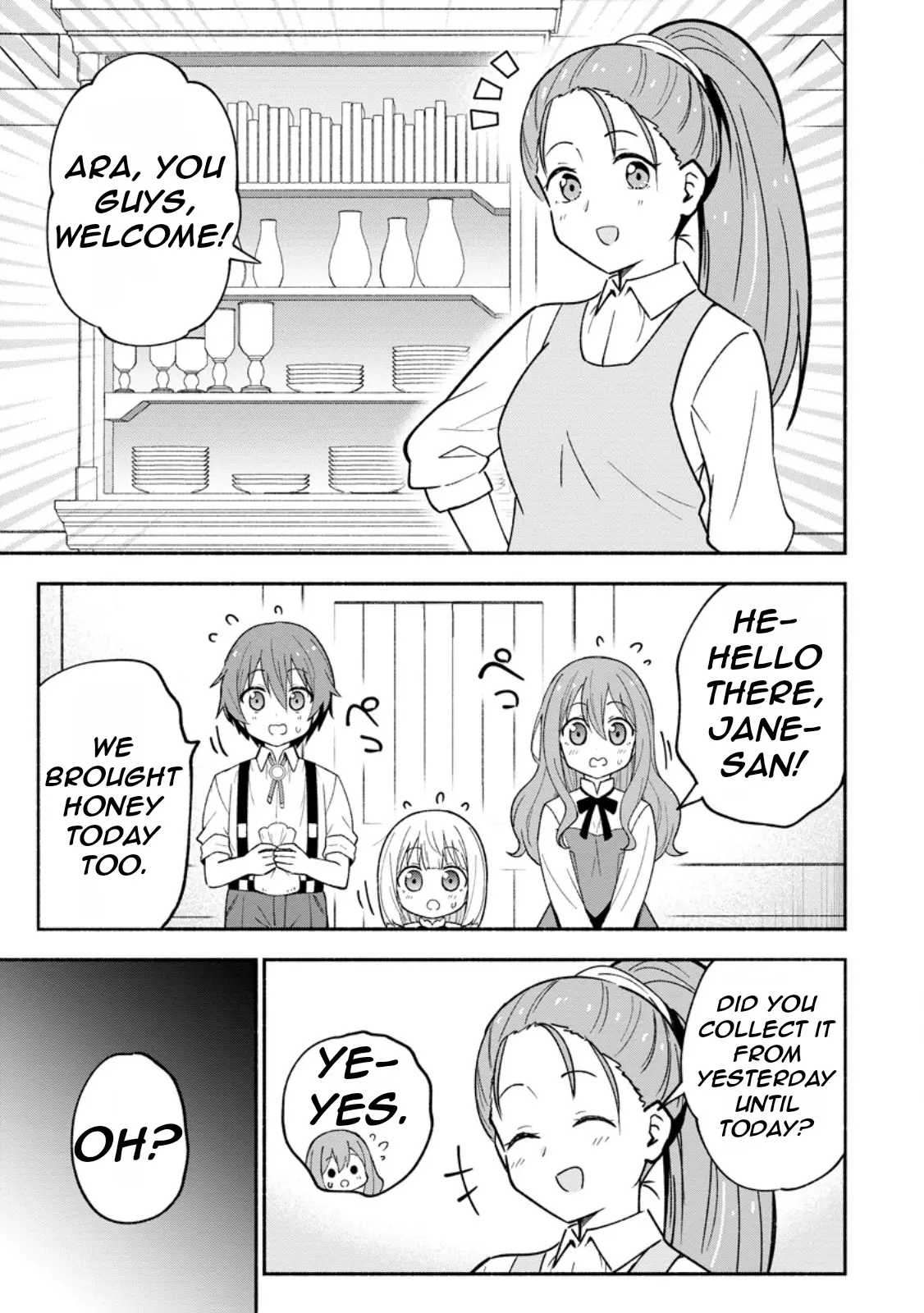 Isekai No Ochibi-Chan Wa Kyou Mo Nanika Wo Tsukuri Dasu - Vol.1 Chapter 3: To The Town Shops