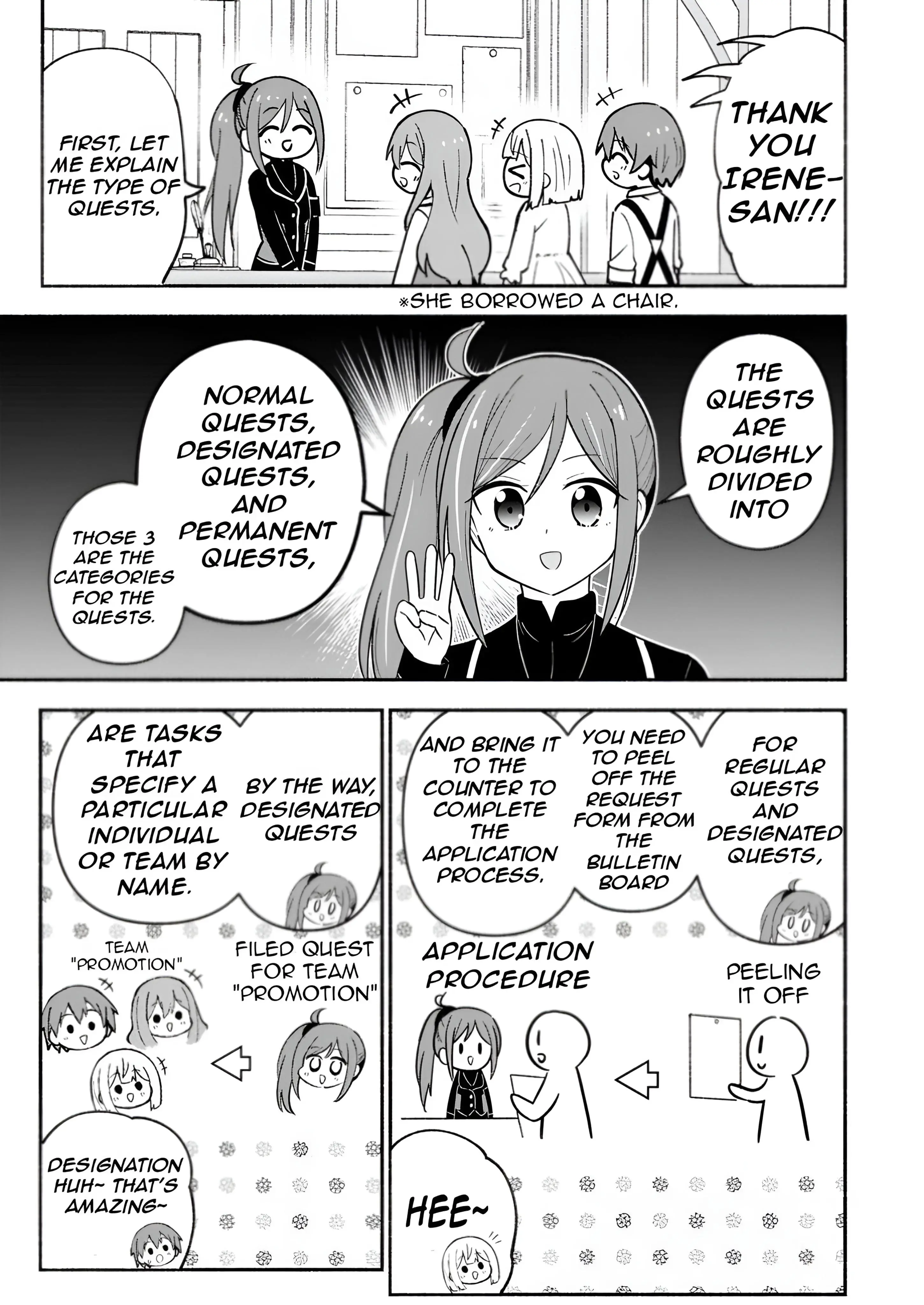 Isekai No Ochibi-Chan Wa Kyou Mo Nanika Wo Tsukuri Dasu - Vol.2 Chapter 7: Accomplishing The First Quest And Managing Money