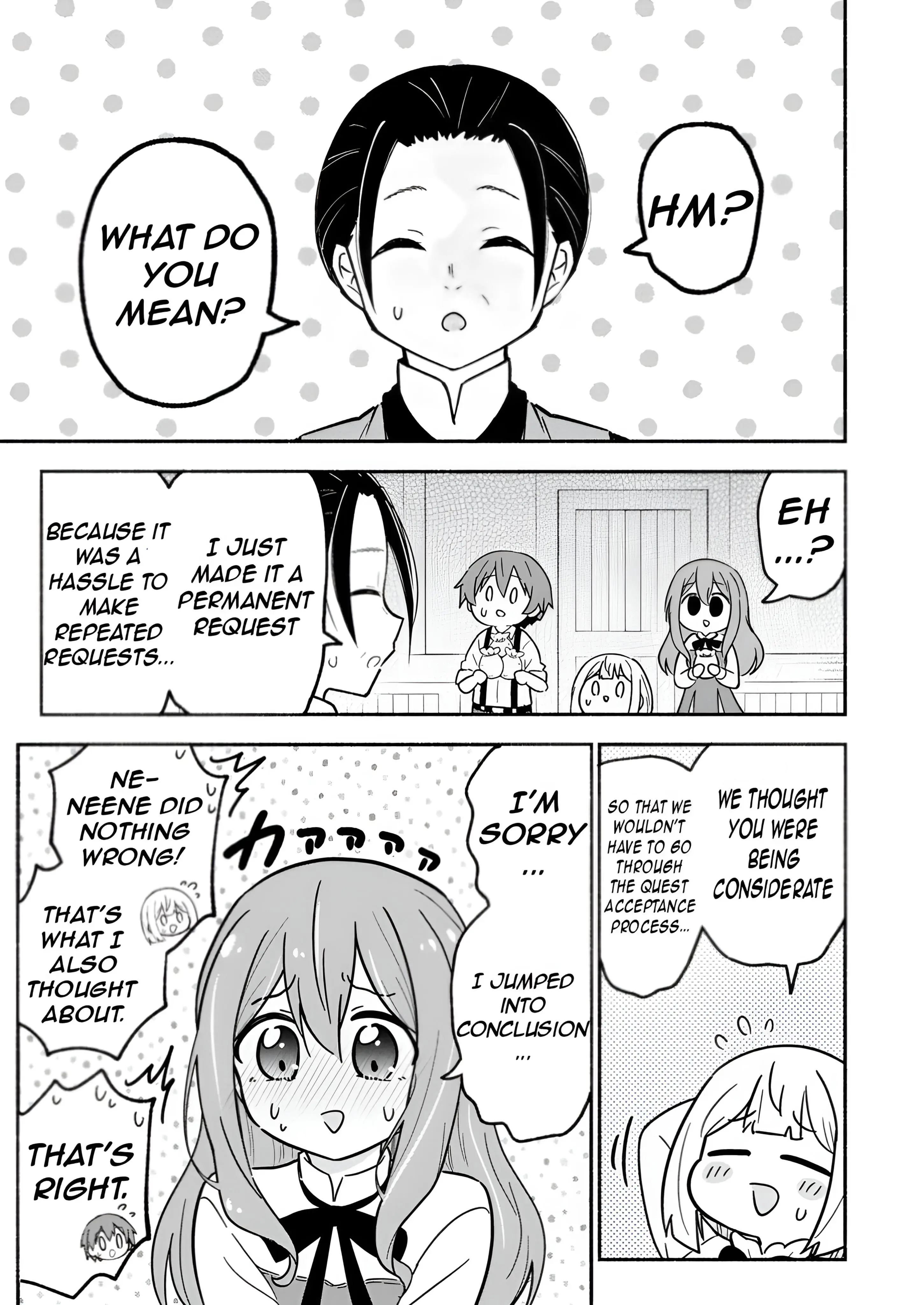 Isekai No Ochibi-Chan Wa Kyou Mo Nanika Wo Tsukuri Dasu - Vol.2 Chapter 7: Accomplishing The First Quest And Managing Money