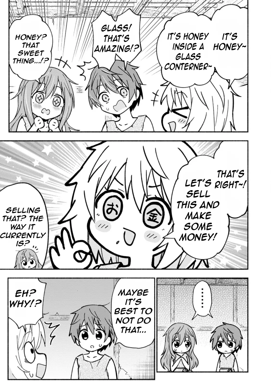 Isekai No Ochibi-Chan Wa Kyou Mo Nanika Wo Tsukuri Dasu - Vol.1 Chapter 2: Let's Get Money!