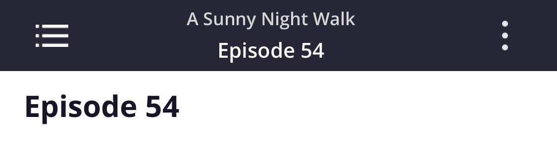 A Sunny Night Walk - Chapter 54