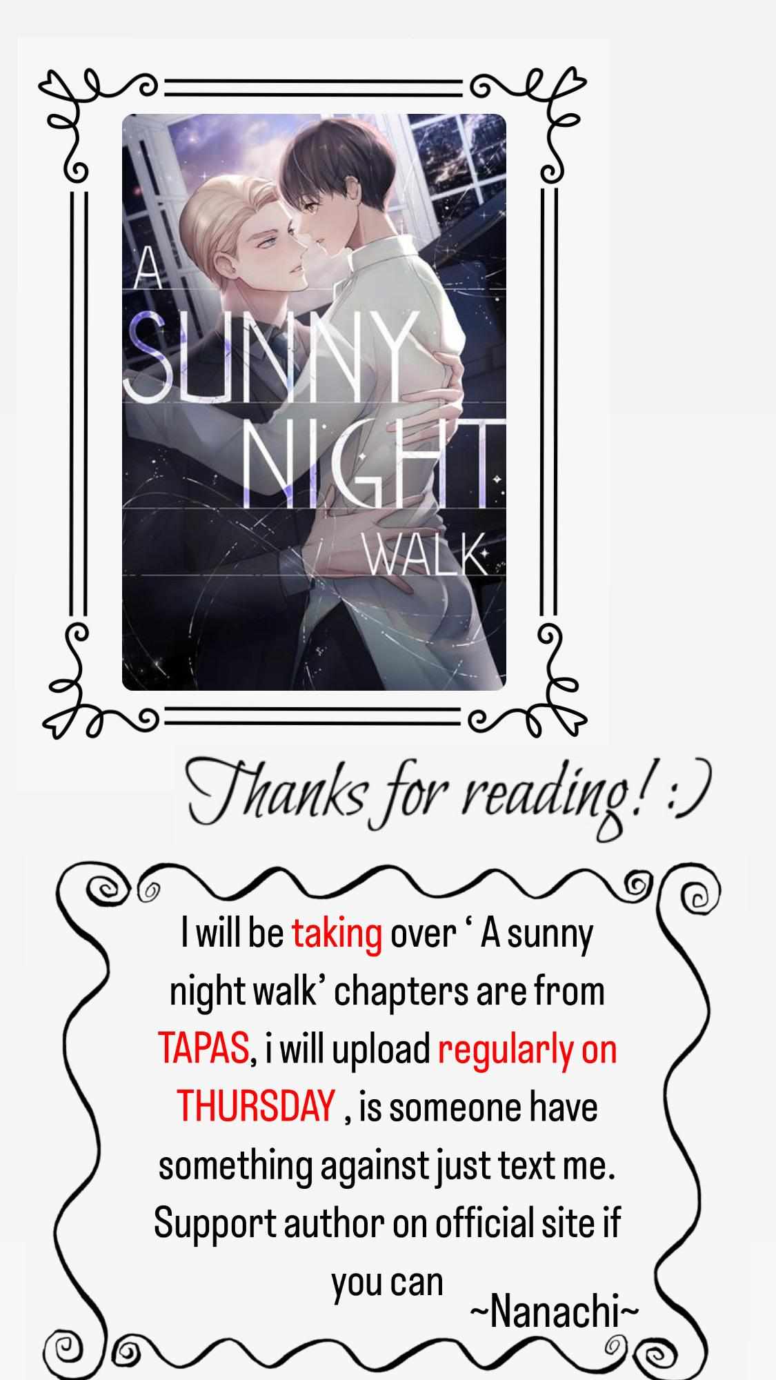 A Sunny Night Walk - Chapter : New Uploader