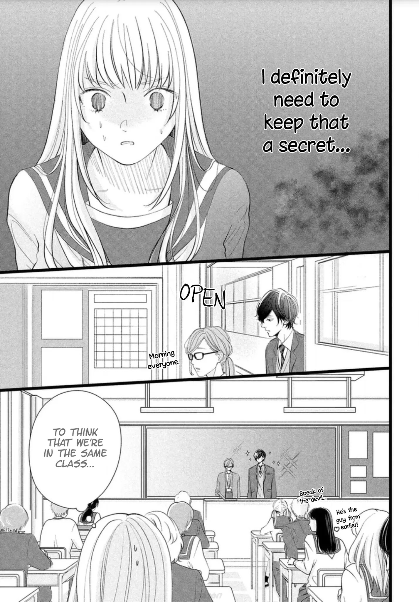 Kyou Mo, Karera No Otonari De - Chapter 1