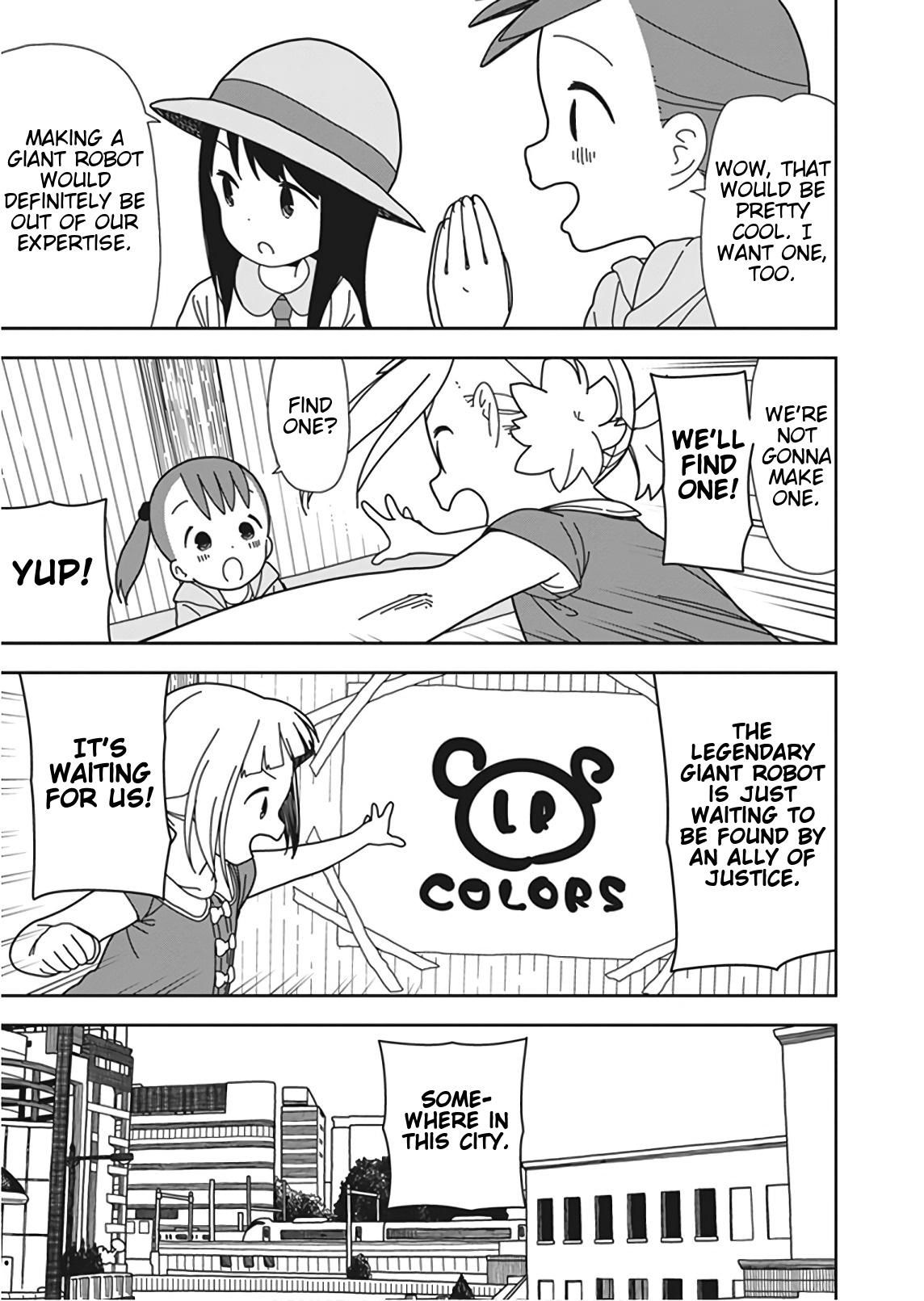 Mitsuboshi Colors - Vol.6 Chapter 48: Finding The Giant Robot ~Part 1~