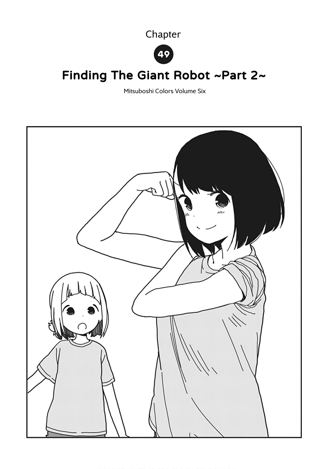 Mitsuboshi Colors - Vol.6 Chapter 49: Finding The Giant Robot ~Part 2~