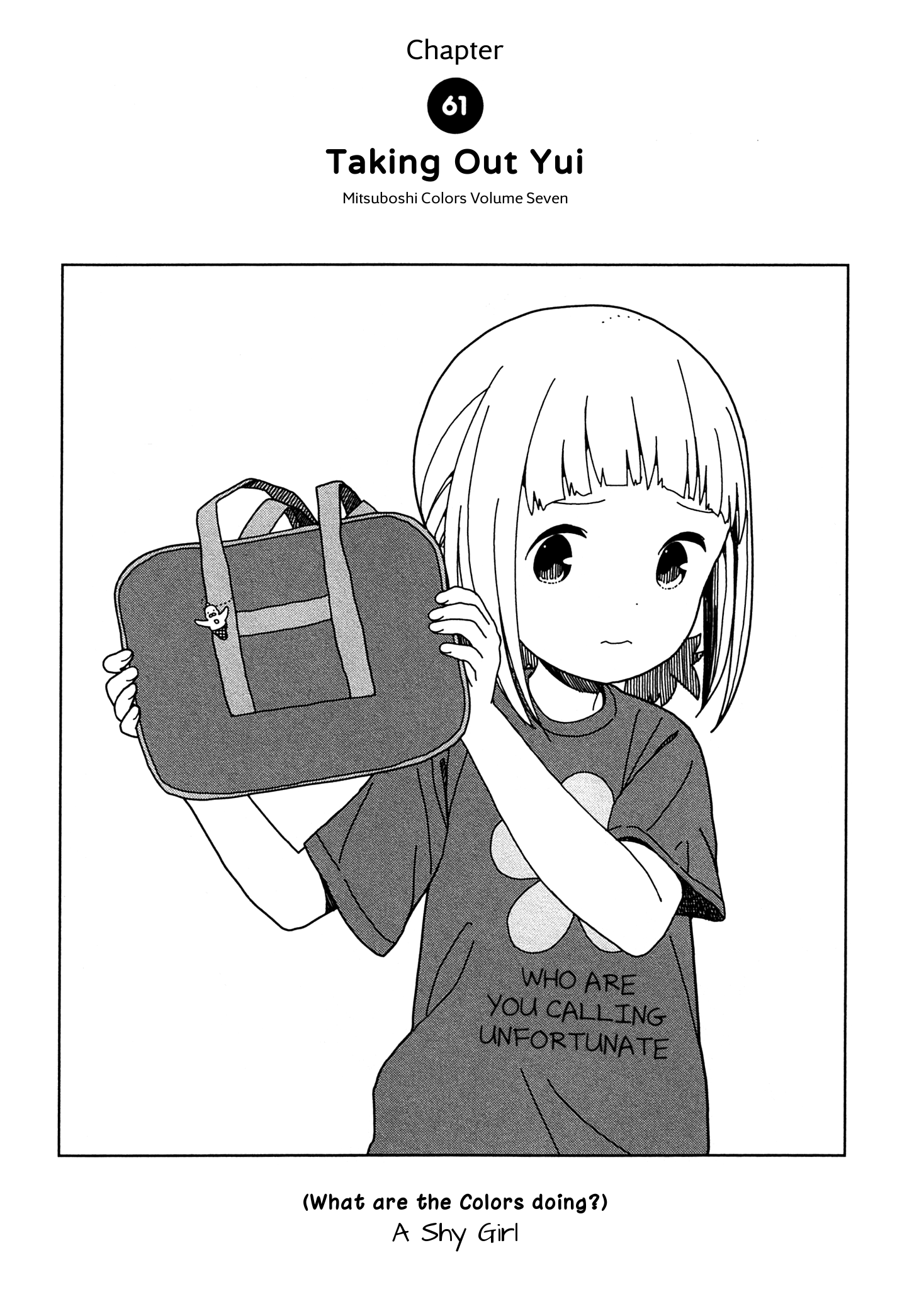 Mitsuboshi Colors - Vol.7 Chapter 61: Taking Out Yui