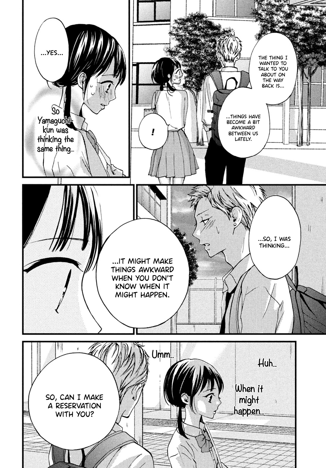 Yamaguchi-Kun Wa Warukunai - Chapter 14