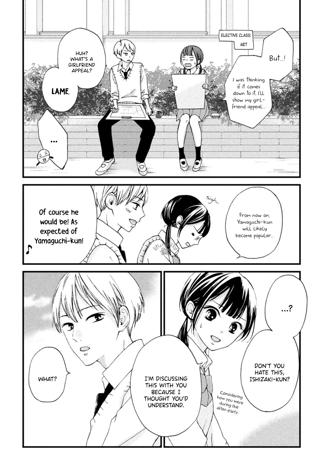 Yamaguchi-Kun Wa Warukunai - Chapter 18