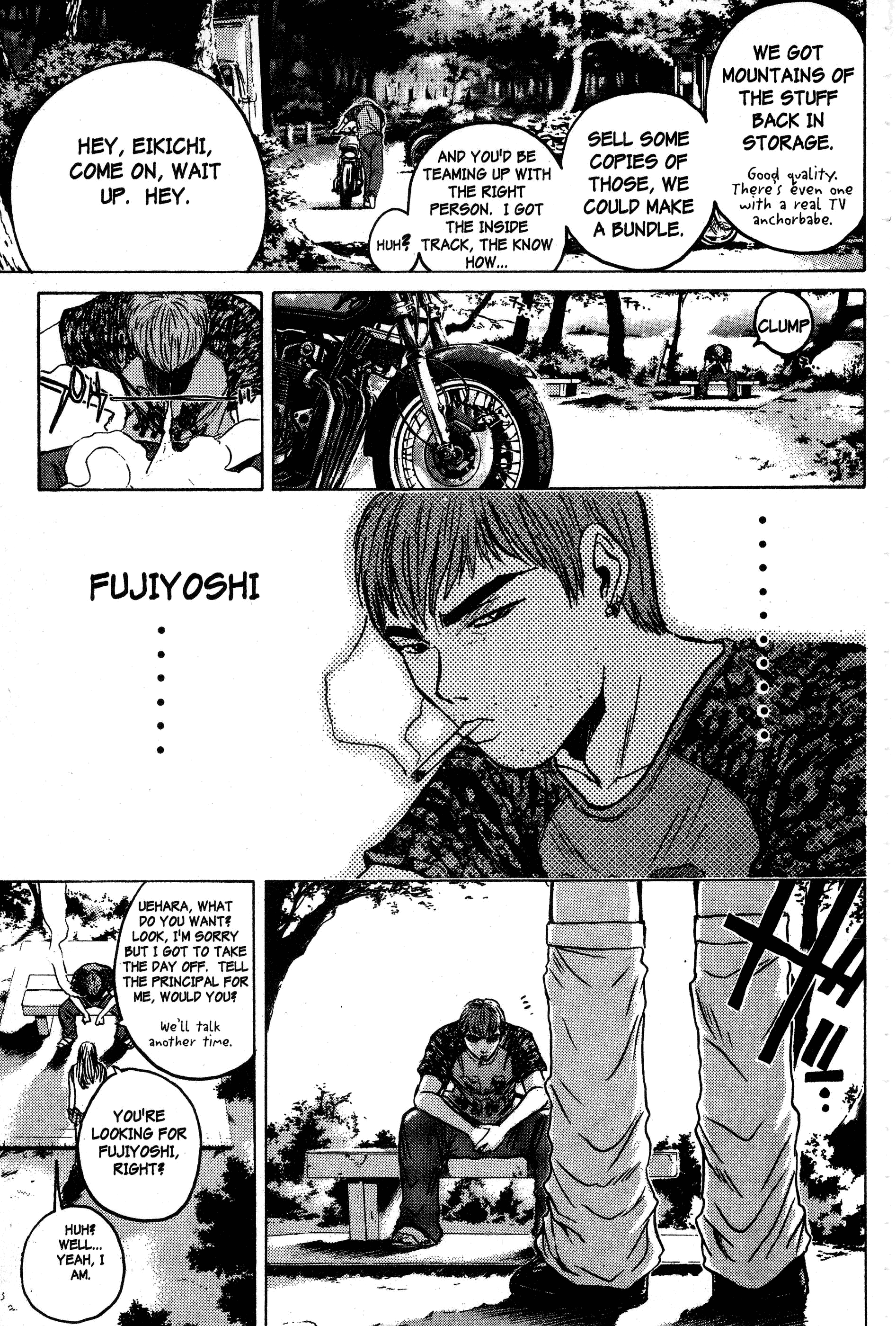 Gto - Vol.10 Chapter 80: The Missing Persons Bicycle Squad