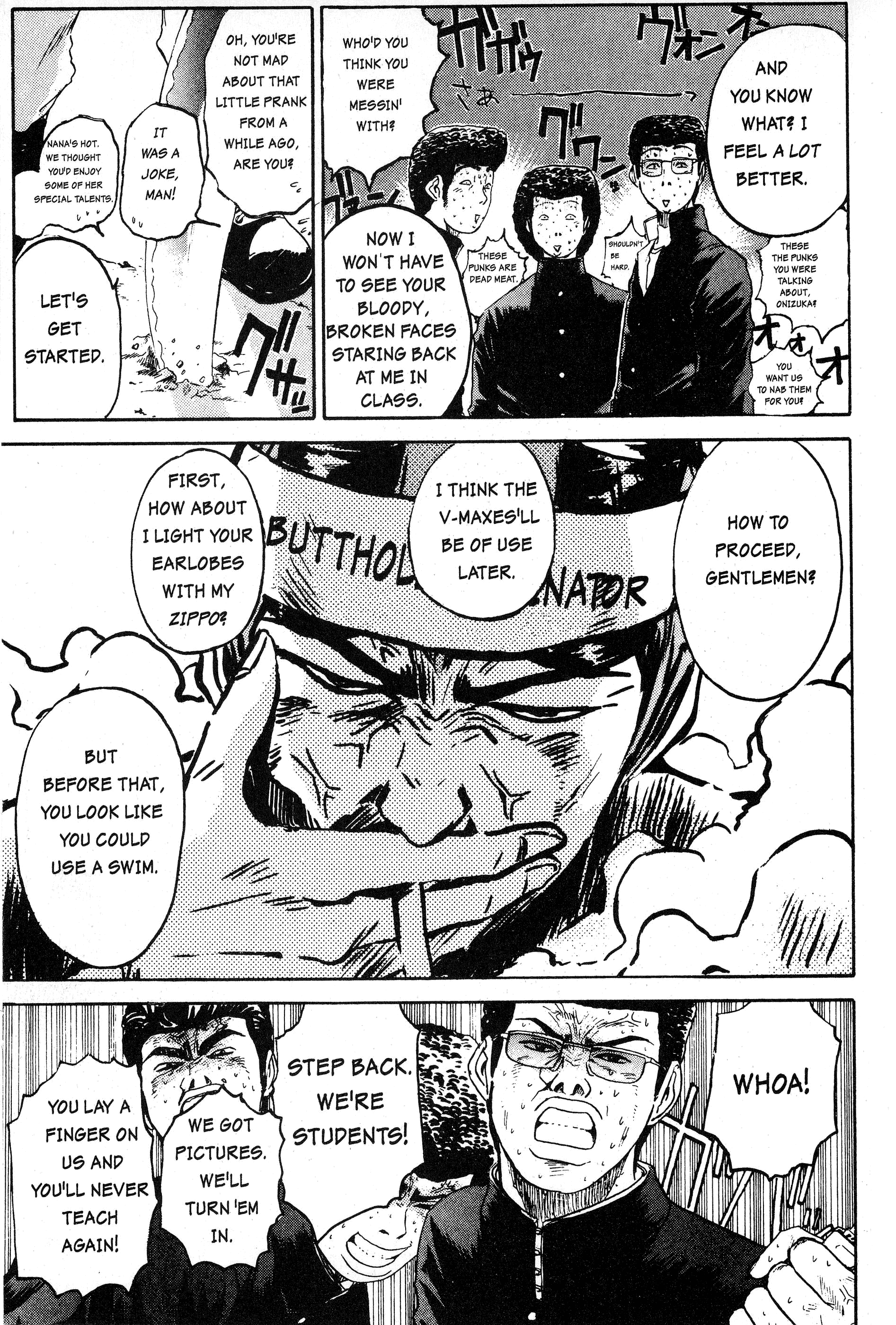 Gto - Vol.1 Chapter 3: Hooray For The Sensei!