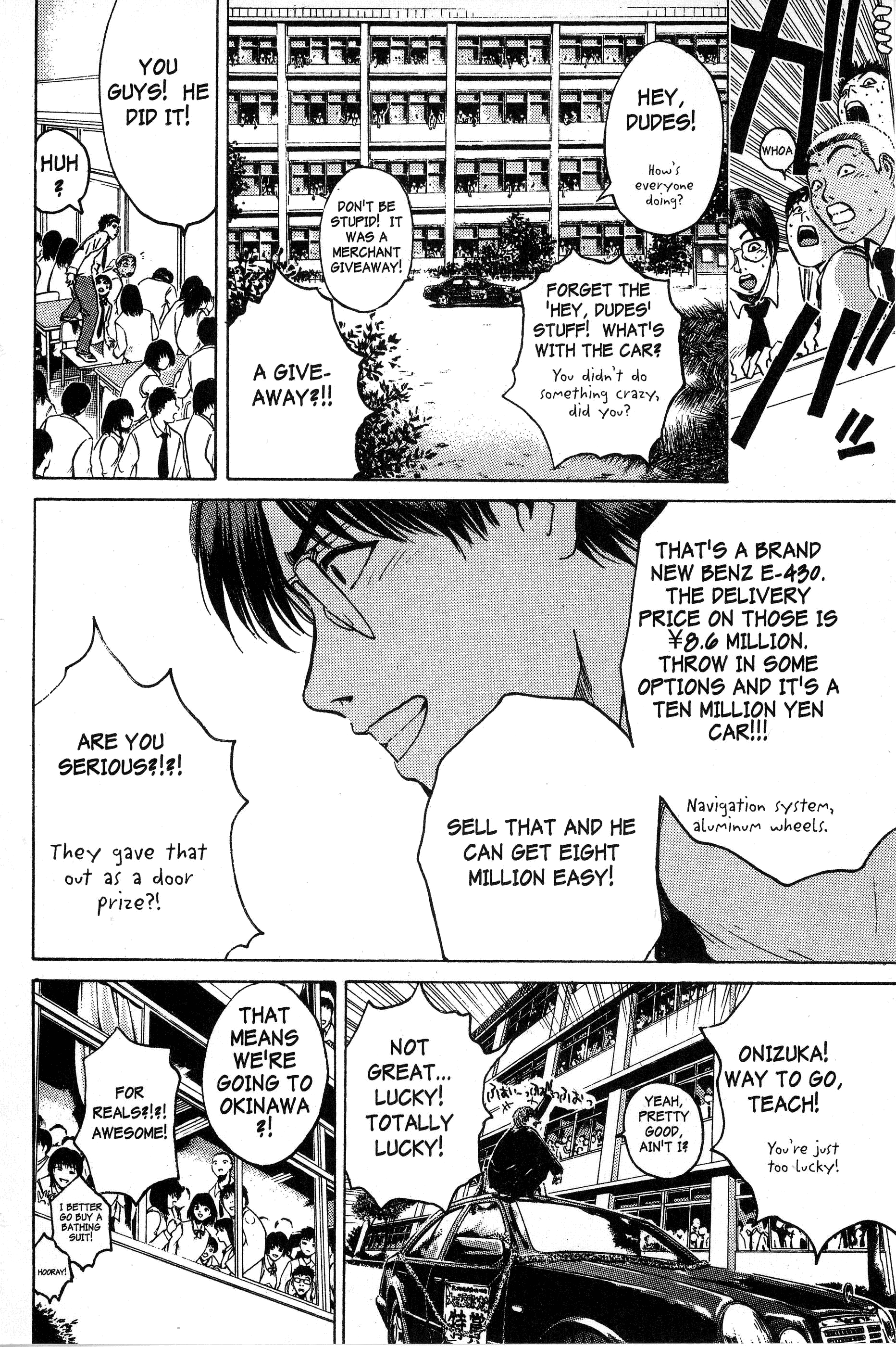 Gto - Vol.10 Chapter 86: To Live On Luck Alone