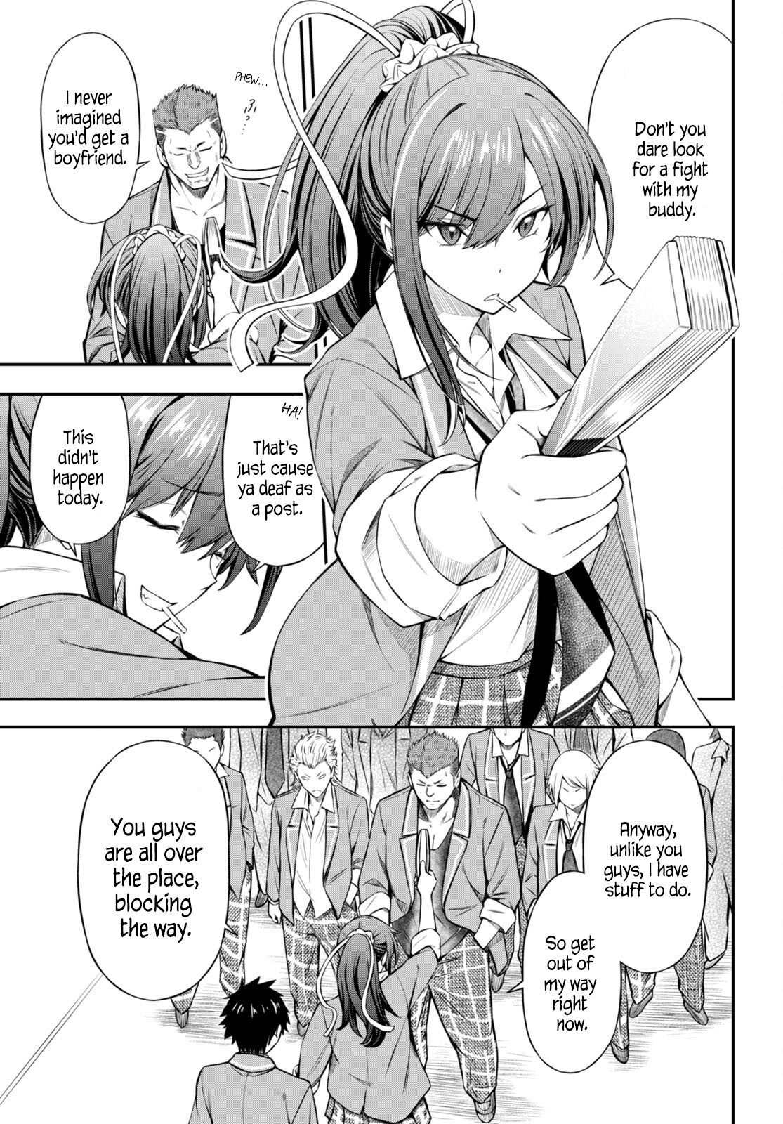 Houkago Wa Kenka Saikyou No Gyaru Ni Tsurekomareru Seikatsu Kanojo-Tachi Ni Sukarete, Boku Mo Saikyou Ni!? - Chapter 2: Lunch Break