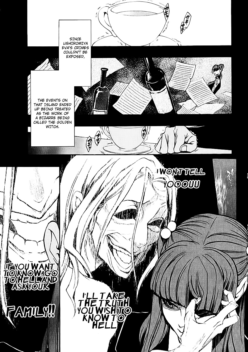 Umineko No Naku Koro Ni Chiru Episode 8: Twilight Of The Golden Witch - Vol.1 Chapter 4 : The Purpose Of Living