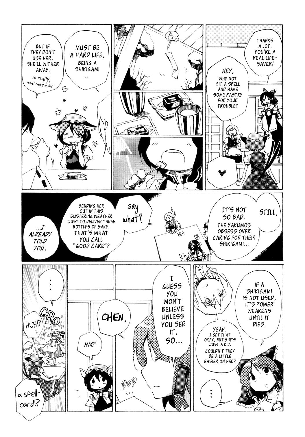 Touhou - Mayohiga No Utsuwa (Doujinshi) - Chapter 5: Cat Lover