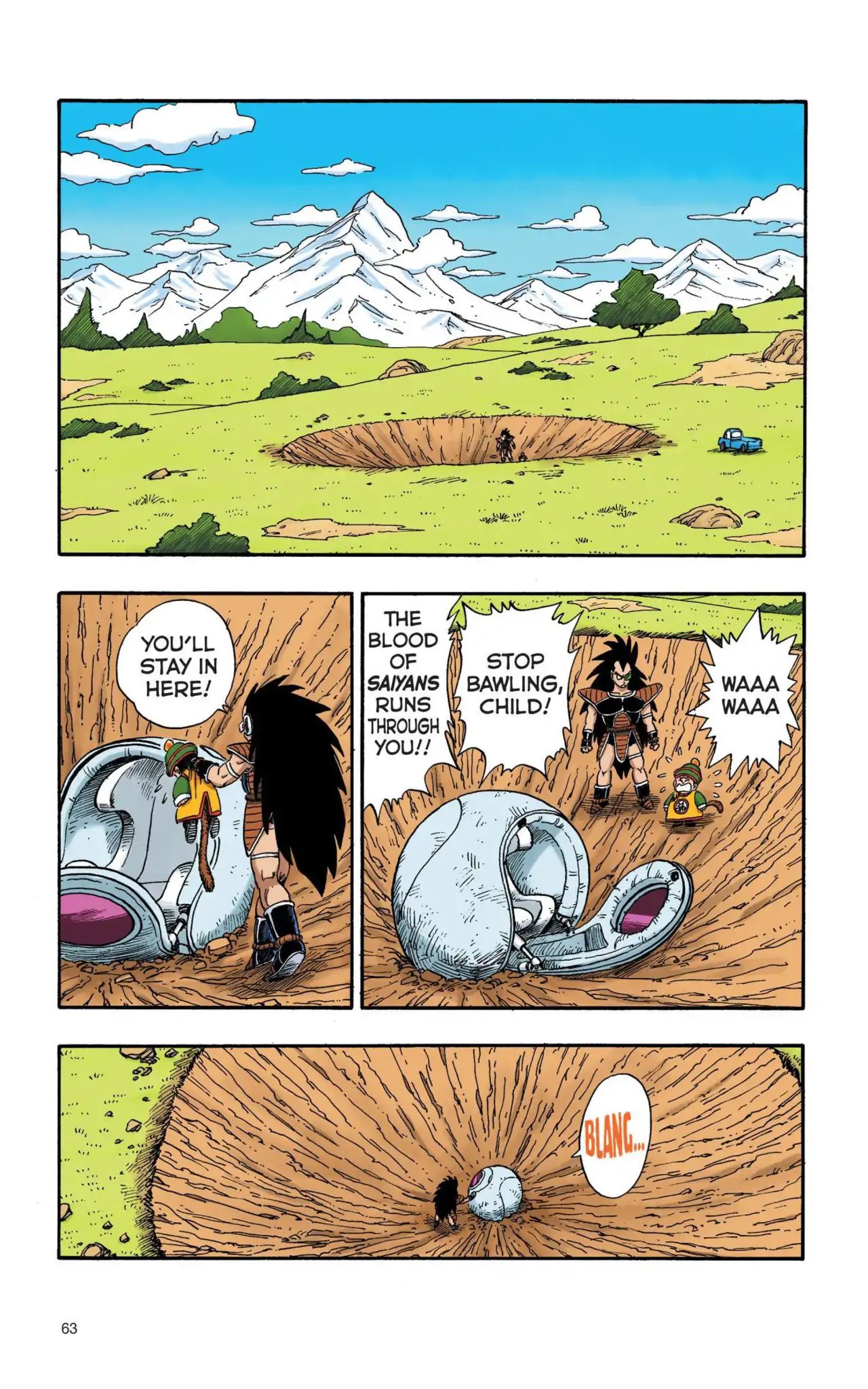 Dragon Ball Full Color Saiyan Arc - Vol.1 Chapter 005: An Unexpected Strength