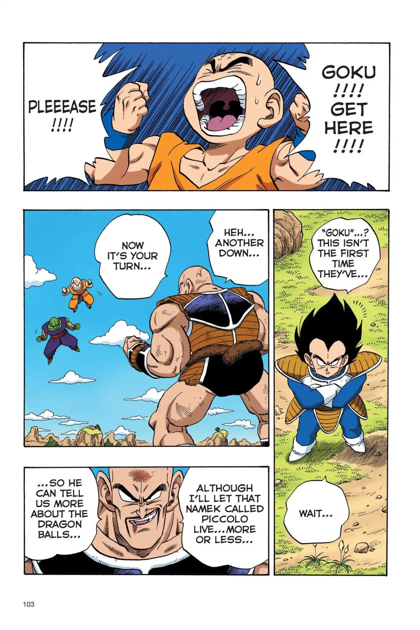 Dragon Ball Full Color Saiyan Arc - Vol.2 Chapter 025: Goku, Hurry!