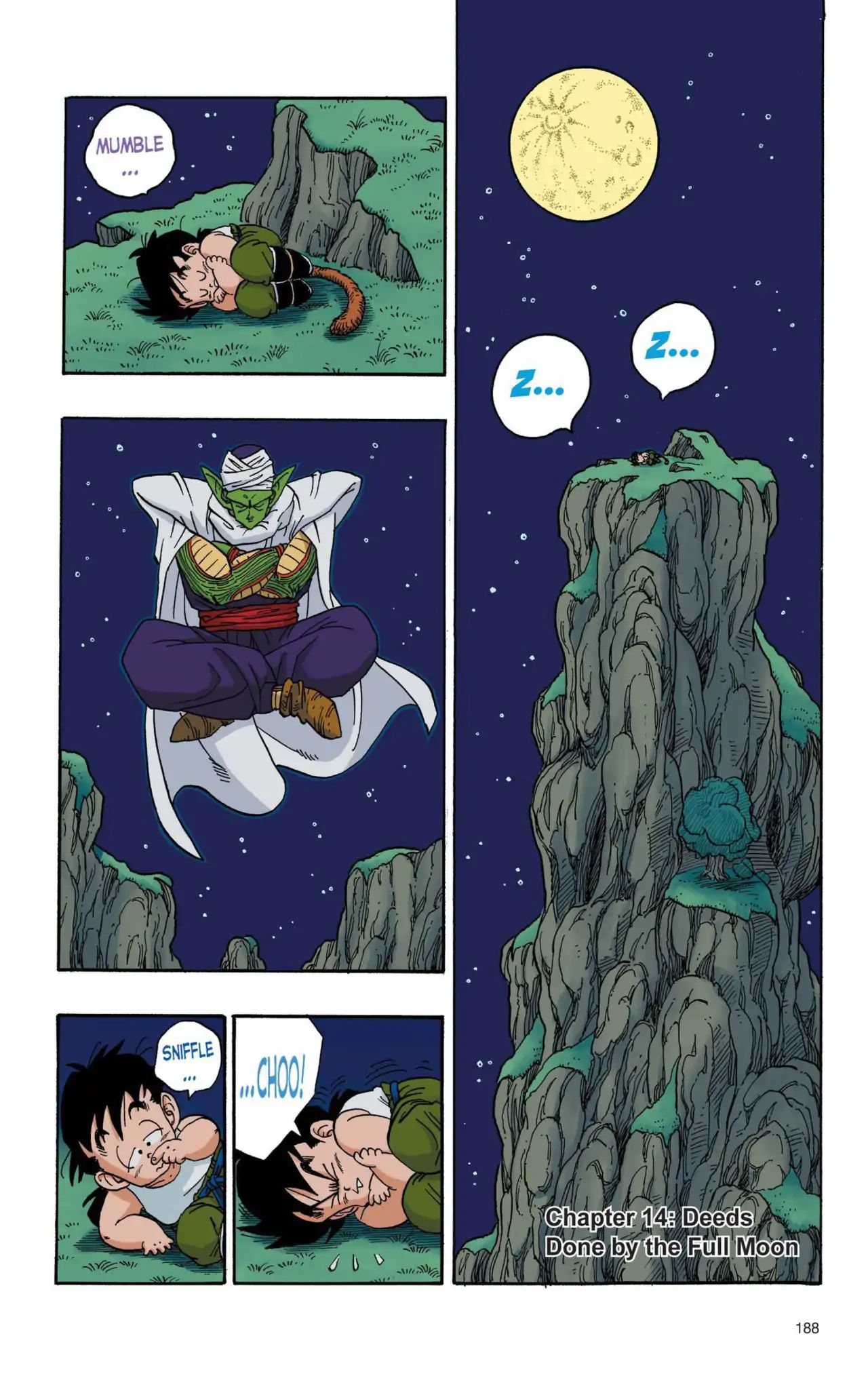 Dragon Ball Full Color Saiyan Arc - Vol.1 Chapter 014: Deeds Done By The Full Moon