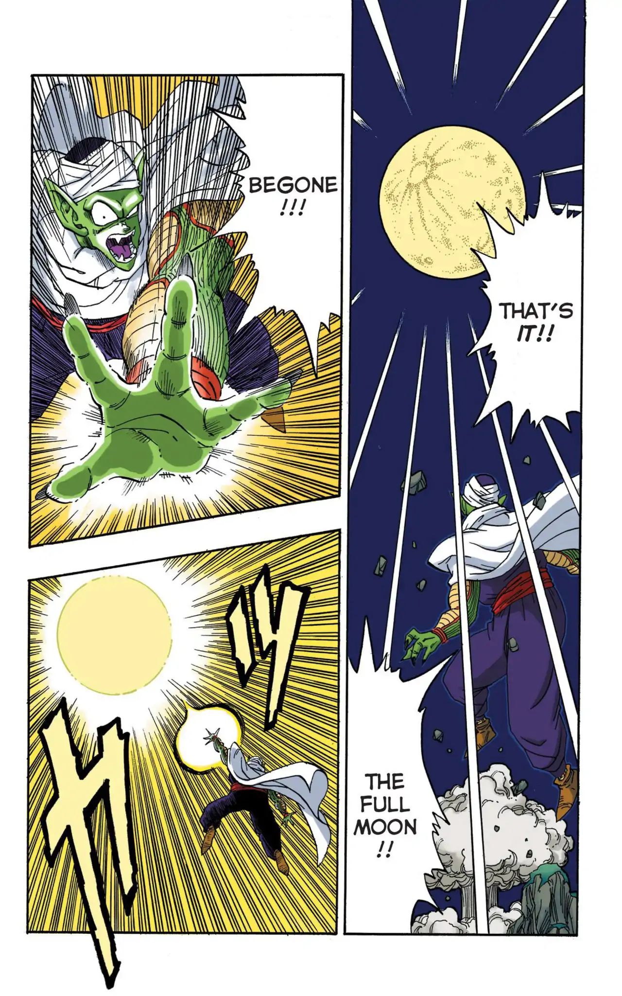 Dragon Ball Full Color Saiyan Arc - Vol.1 Chapter 014: Deeds Done By The Full Moon