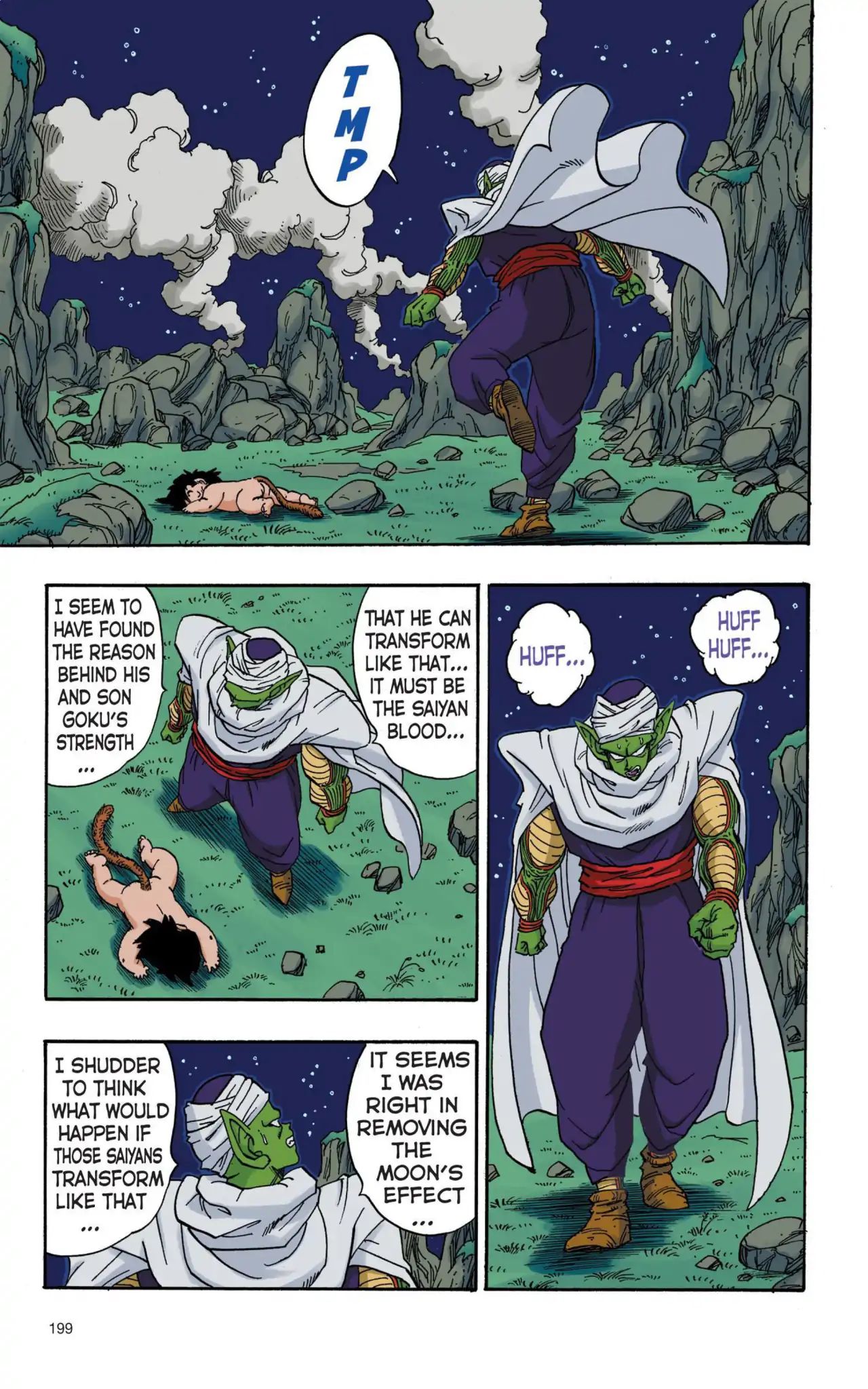 Dragon Ball Full Color Saiyan Arc - Vol.1 Chapter 014: Deeds Done By The Full Moon