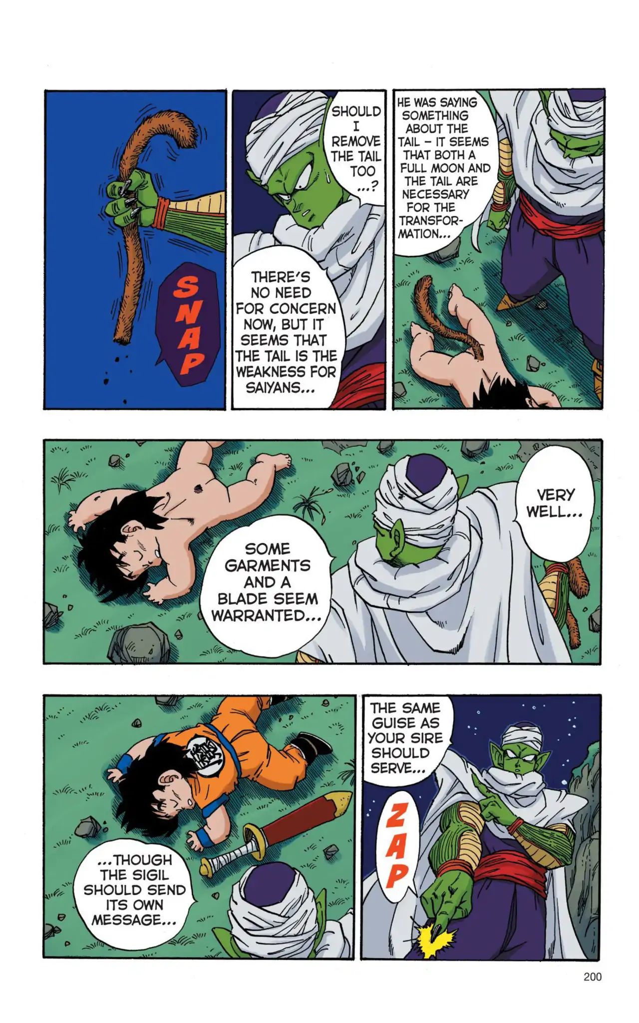 Dragon Ball Full Color Saiyan Arc - Vol.1 Chapter 014: Deeds Done By The Full Moon