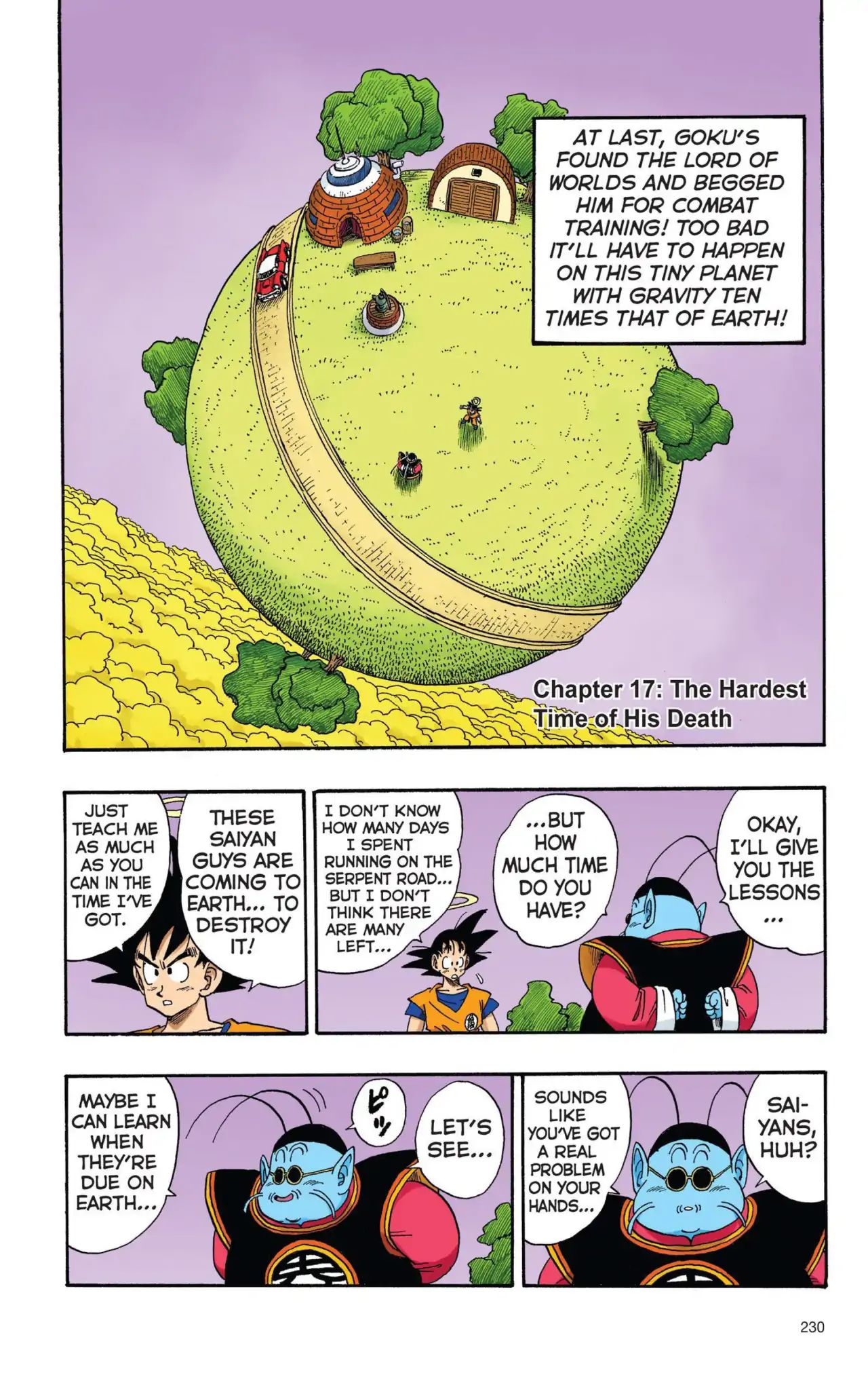 Dragon Ball Full Color Saiyan Arc - Vol.1 Chapter 017: The Hardest Time Of His Death