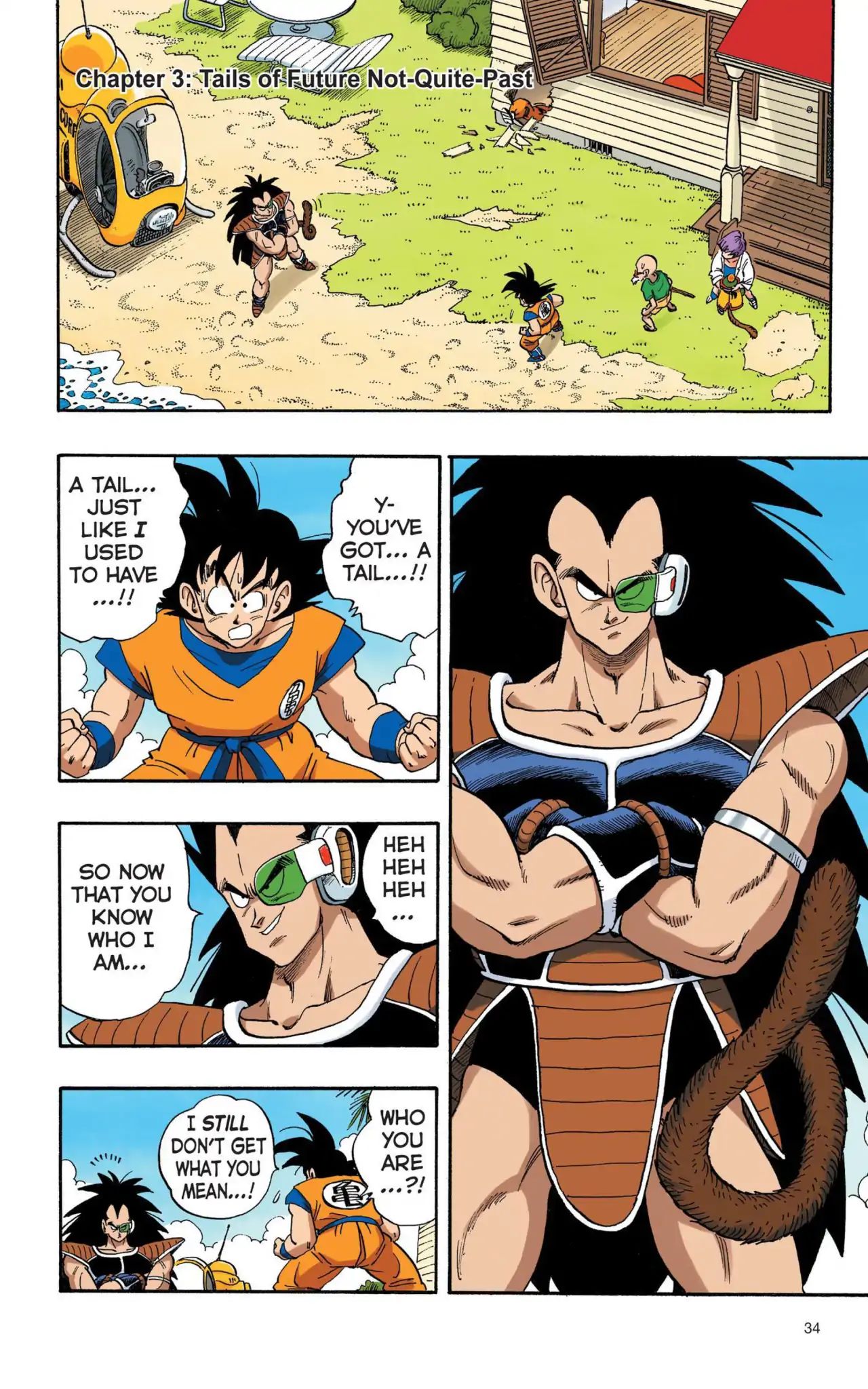 Dragon Ball Full Color Saiyan Arc - Vol.1 Chapter 003: Tails Of Future Not-Quite-Past