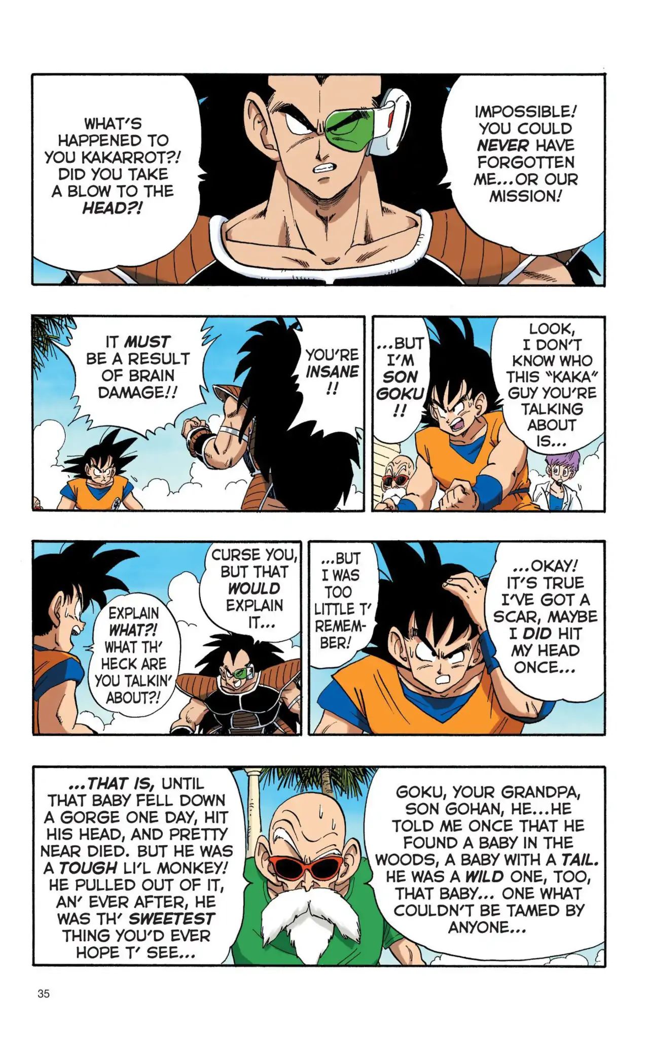 Dragon Ball Full Color Saiyan Arc - Vol.1 Chapter 003: Tails Of Future Not-Quite-Past