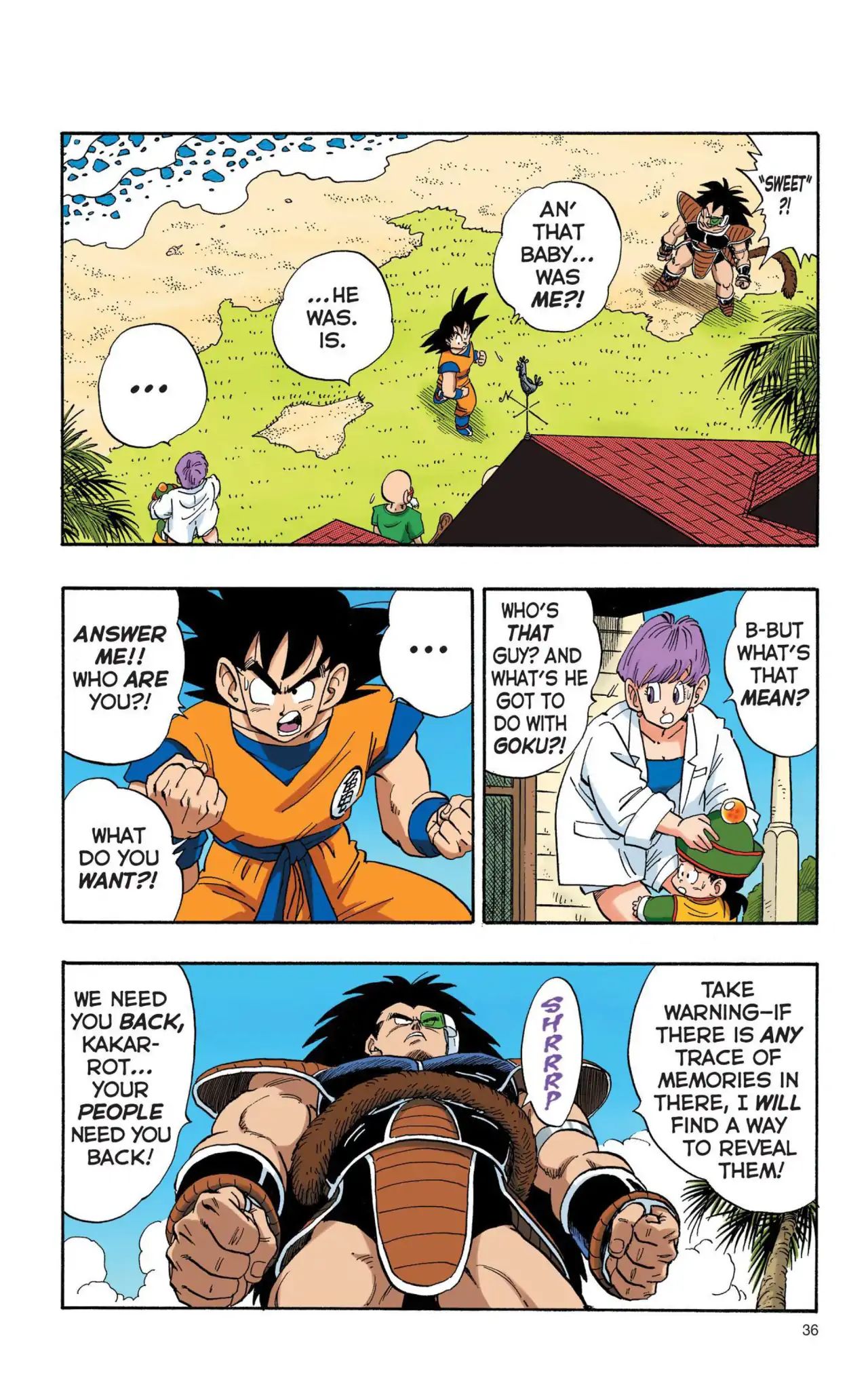 Dragon Ball Full Color Saiyan Arc - Vol.1 Chapter 003: Tails Of Future Not-Quite-Past