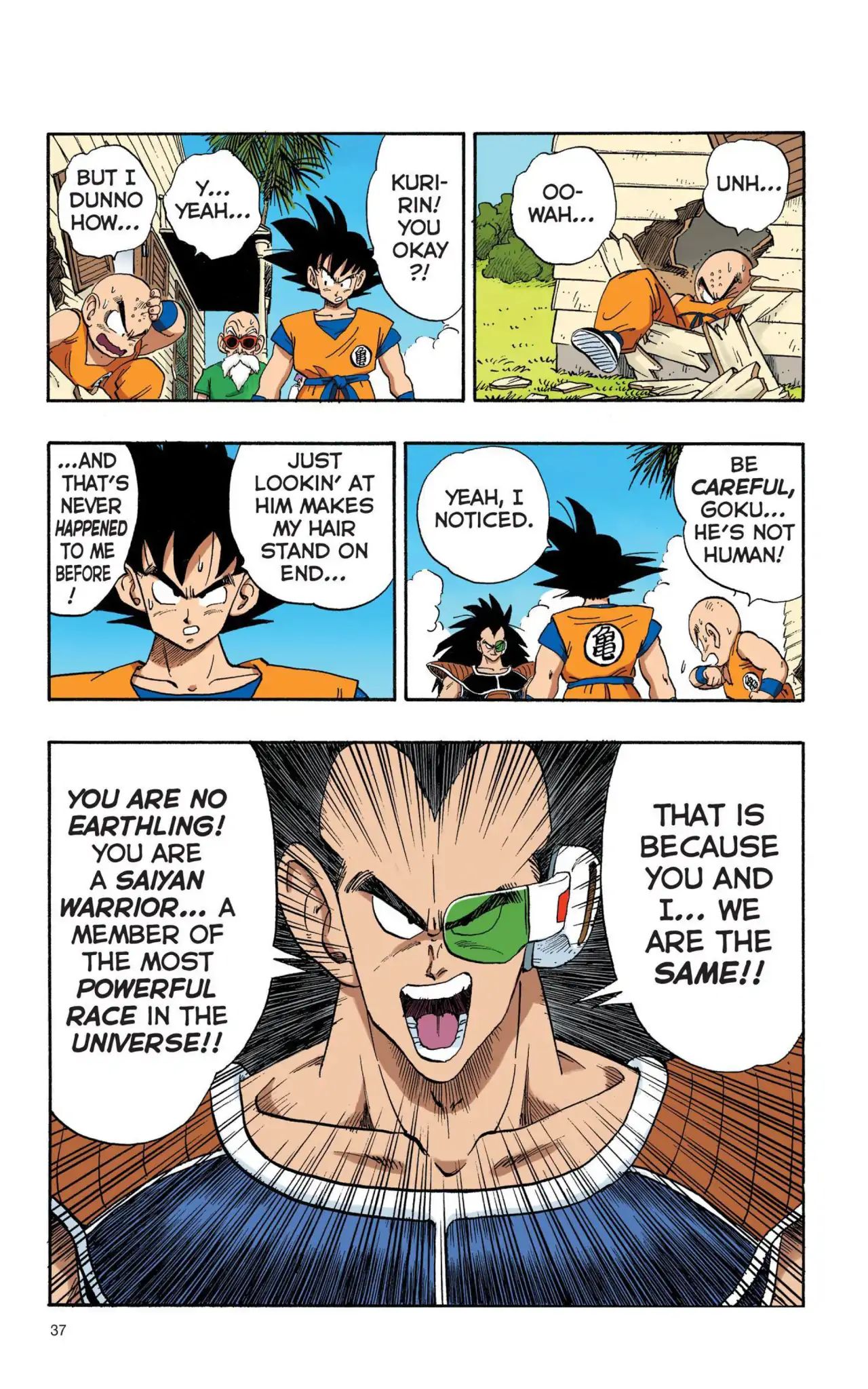 Dragon Ball Full Color Saiyan Arc - Vol.1 Chapter 003: Tails Of Future Not-Quite-Past