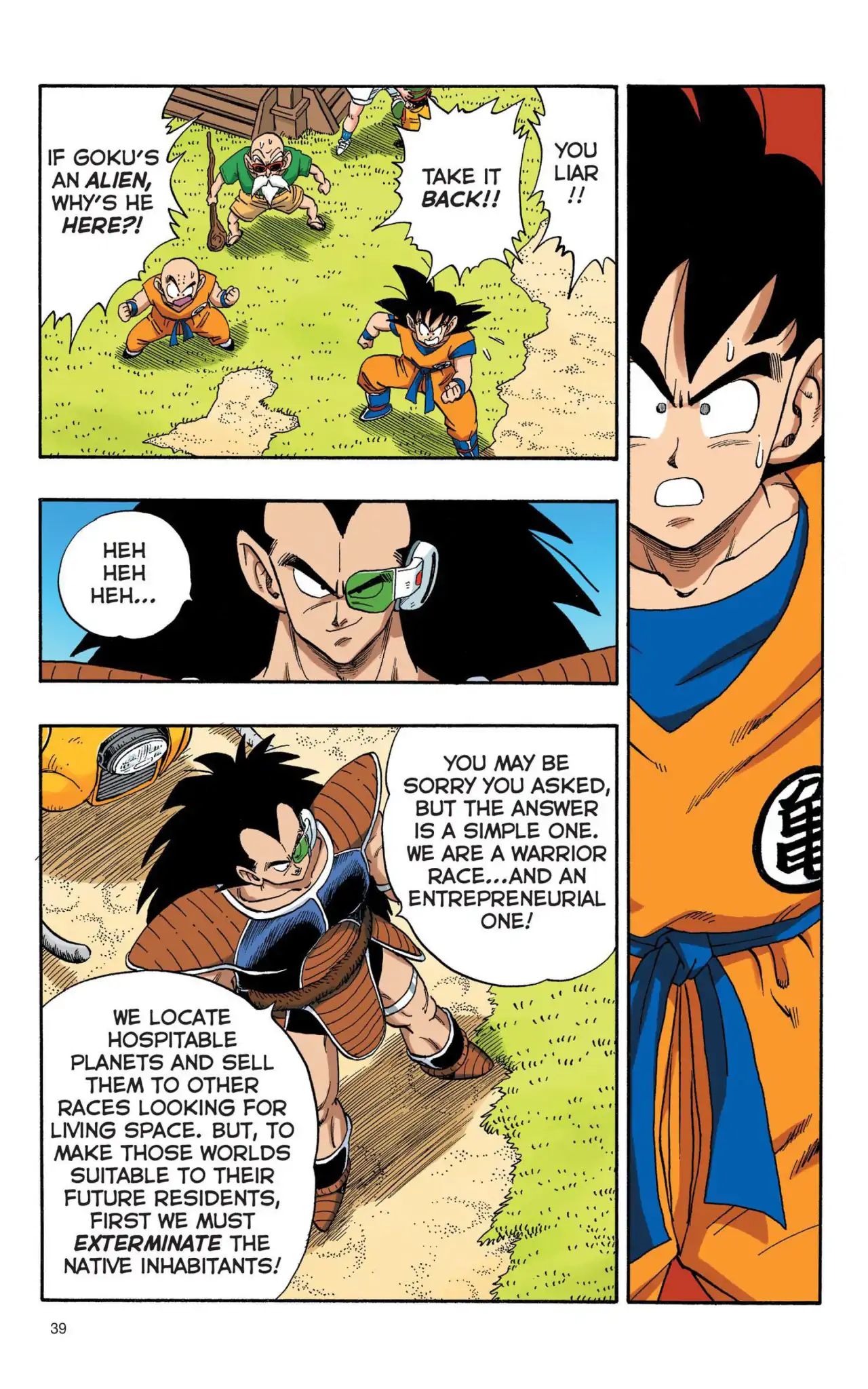 Dragon Ball Full Color Saiyan Arc - Vol.1 Chapter 003: Tails Of Future Not-Quite-Past