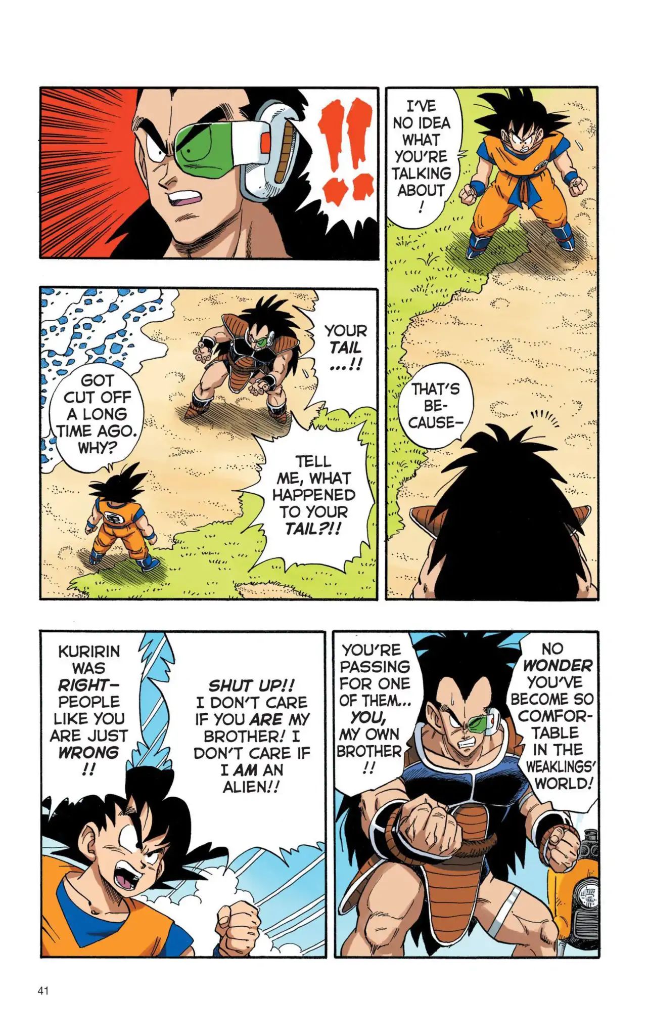 Dragon Ball Full Color Saiyan Arc - Vol.1 Chapter 003: Tails Of Future Not-Quite-Past