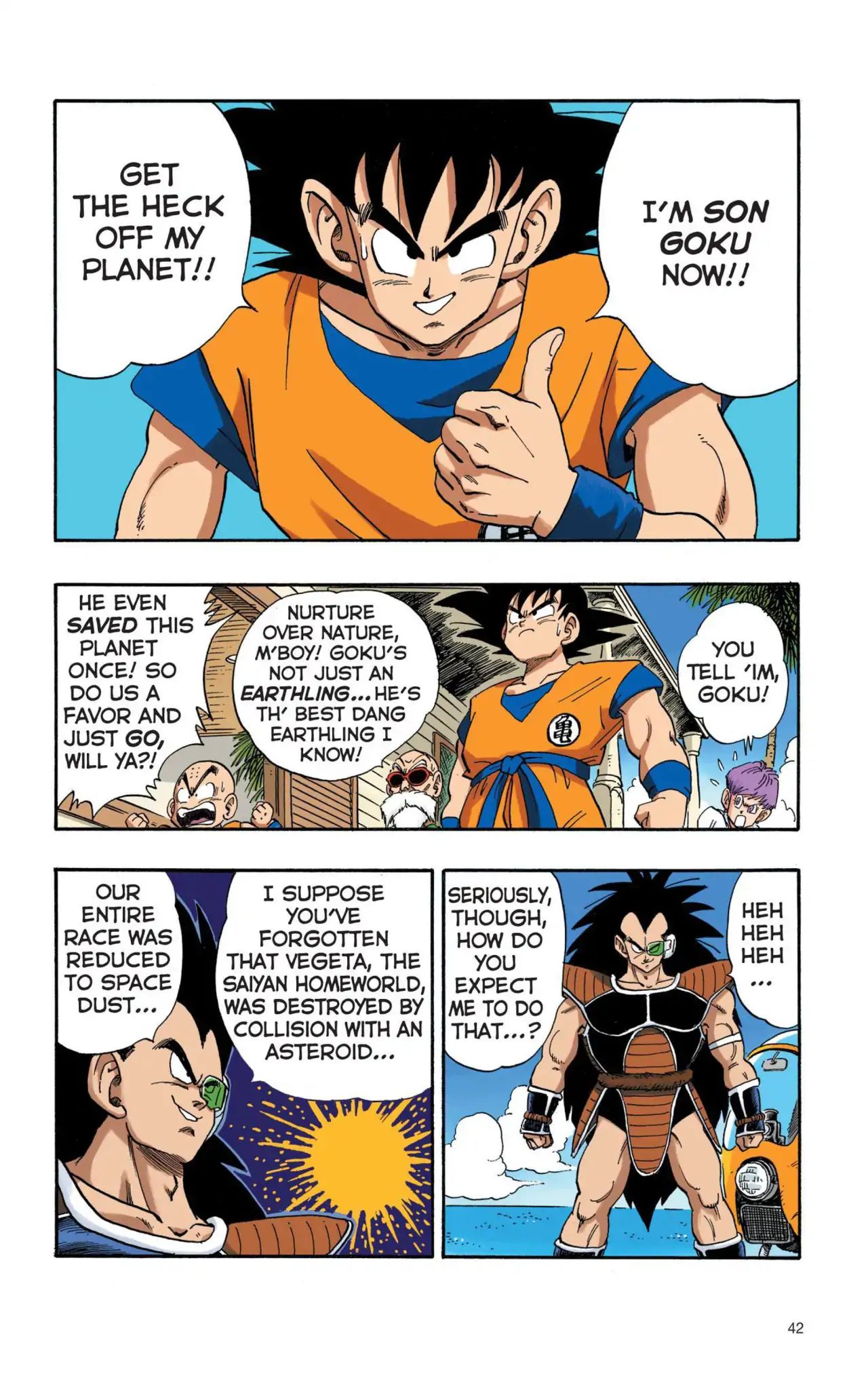 Dragon Ball Full Color Saiyan Arc - Vol.1 Chapter 003: Tails Of Future Not-Quite-Past