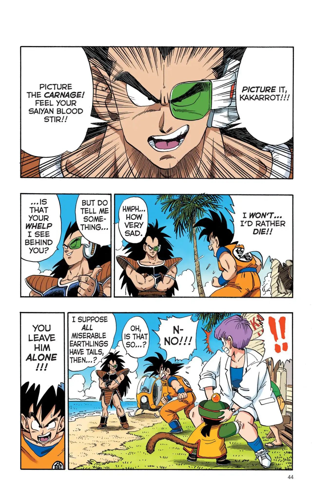 Dragon Ball Full Color Saiyan Arc - Vol.1 Chapter 003: Tails Of Future Not-Quite-Past