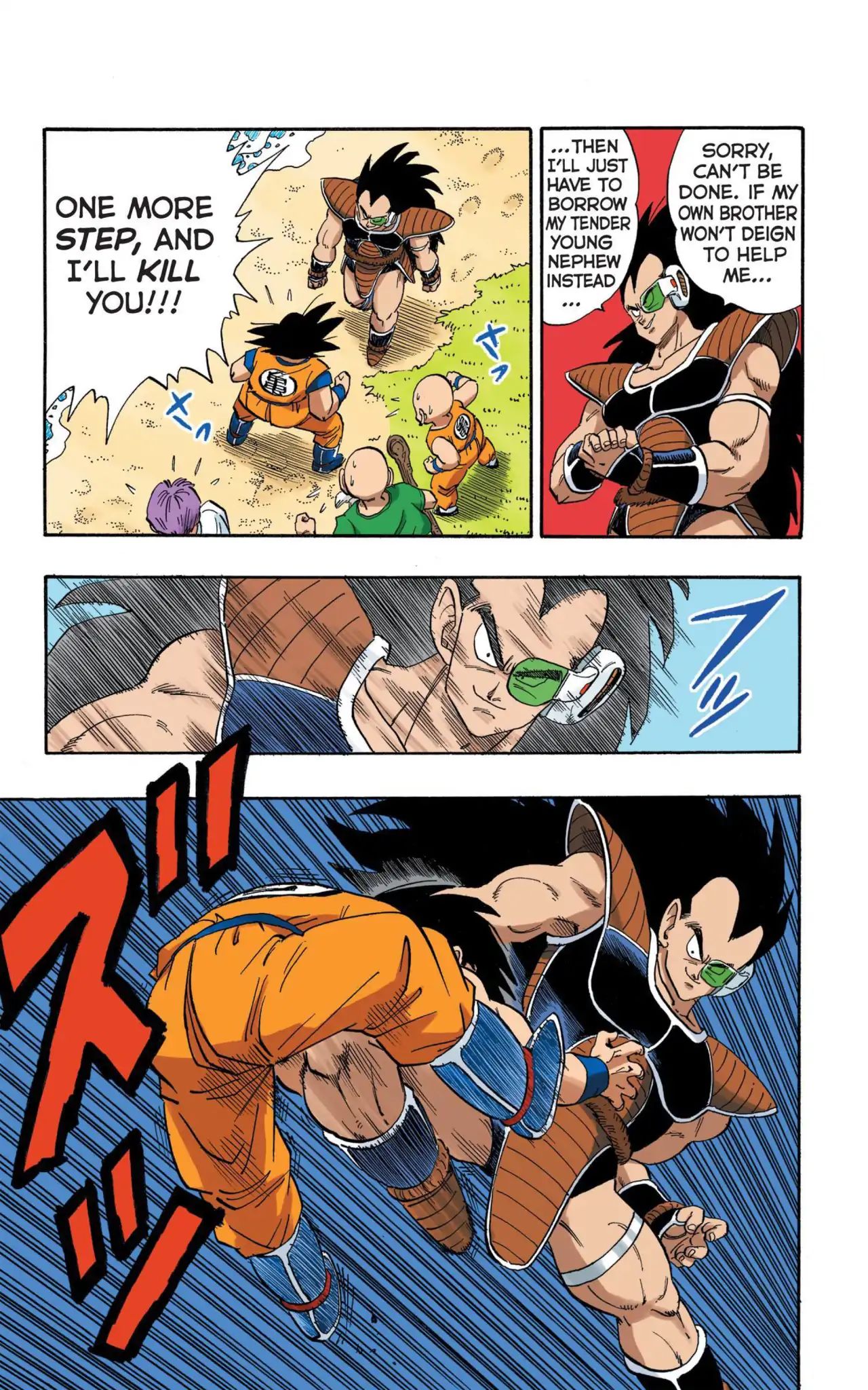 Dragon Ball Full Color Saiyan Arc - Vol.1 Chapter 003: Tails Of Future Not-Quite-Past