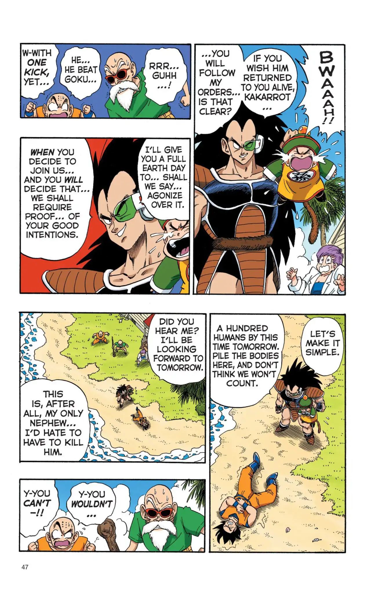 Dragon Ball Full Color Saiyan Arc - Vol.1 Chapter 003: Tails Of Future Not-Quite-Past