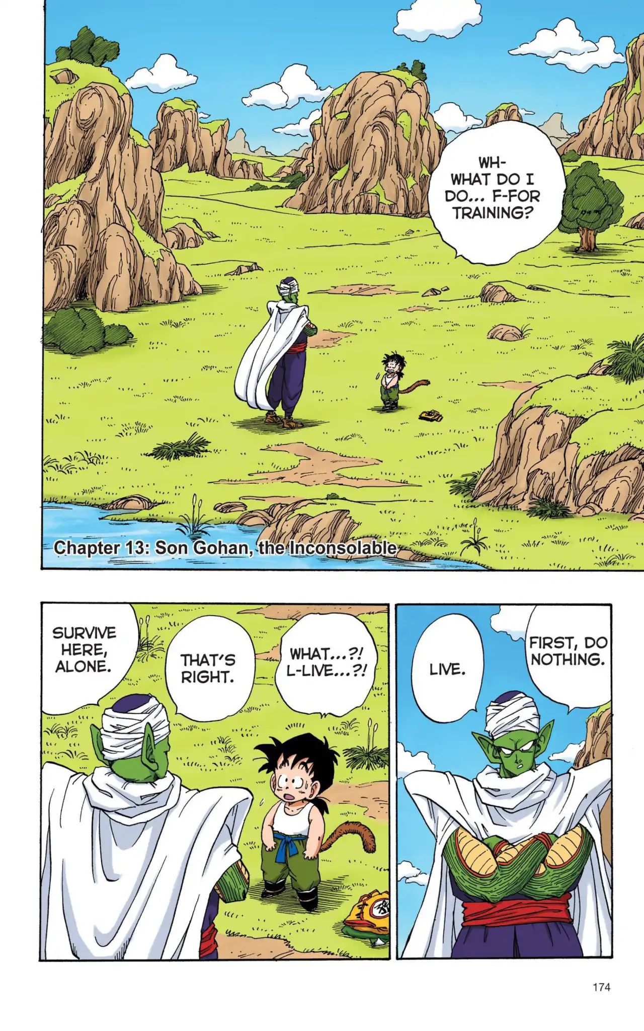 Dragon Ball Full Color Saiyan Arc - Vol.1 Chapter 013: Son Gohan, The Inconsolable