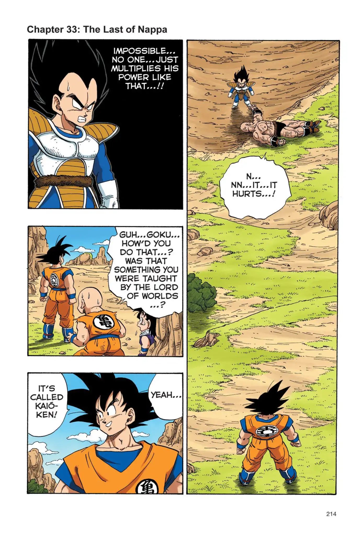 Dragon Ball Full Color Saiyan Arc - Vol.2 Chapter 033: The Last Of Nappa