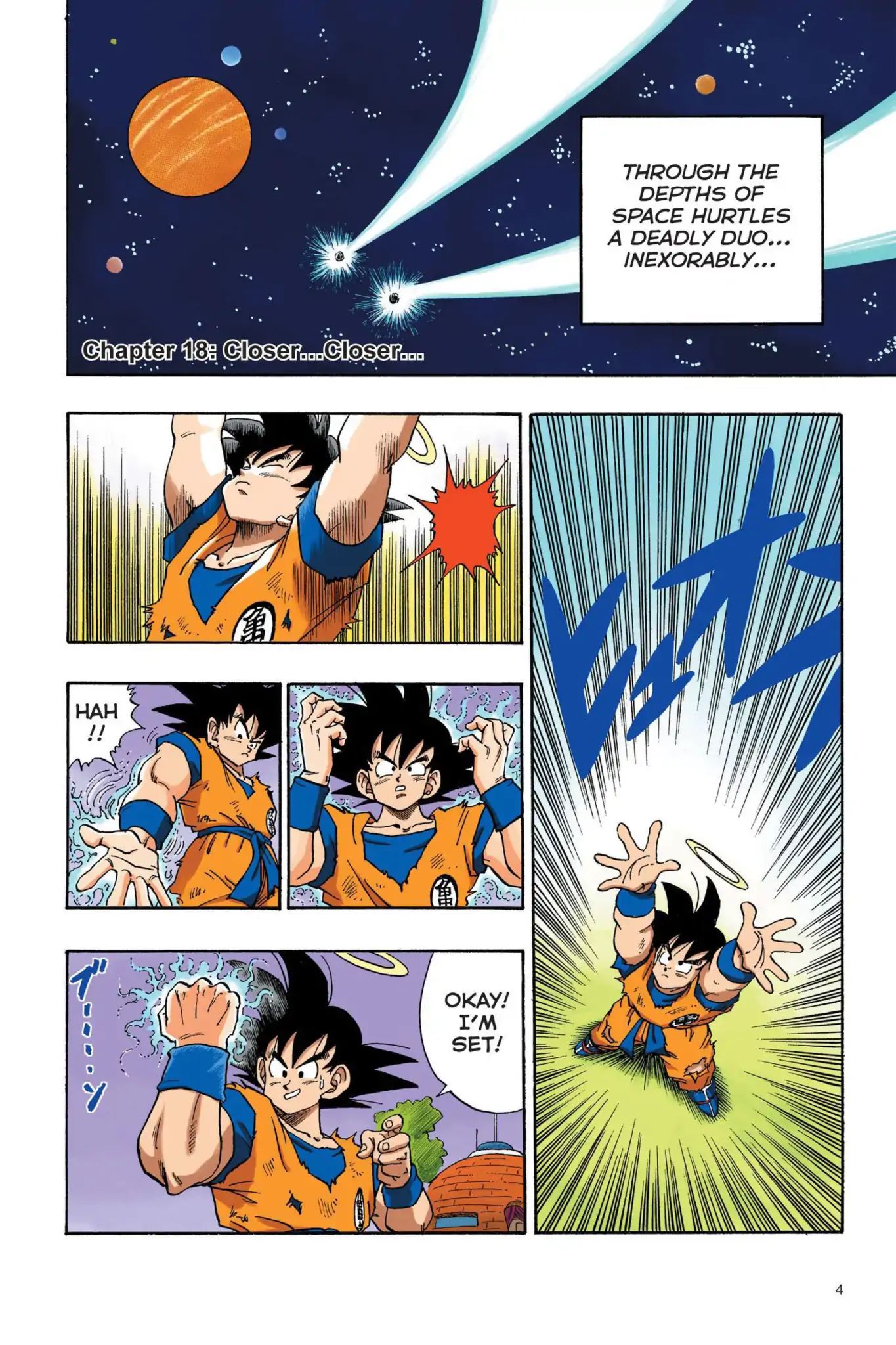 Dragon Ball Full Color Saiyan Arc - Vol.2 Chapter 018: Closer...closer...