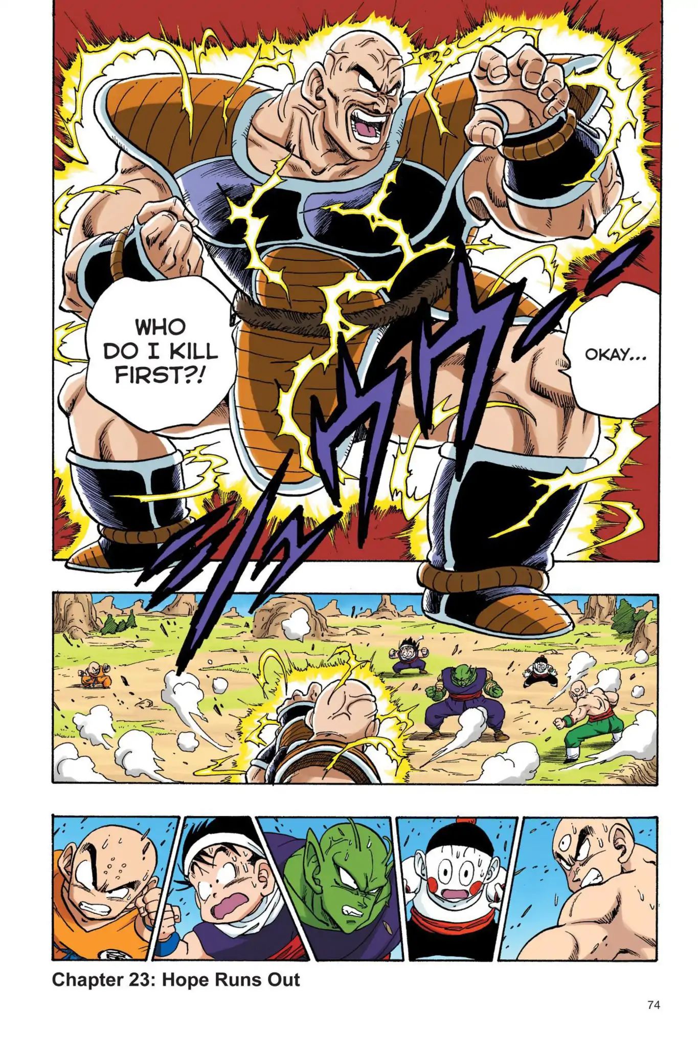 Dragon Ball Full Color Saiyan Arc - Vol.2 Chapter 023: Hope Runs Out