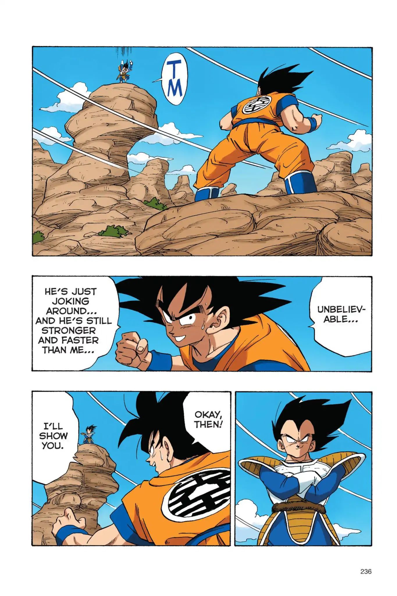 Dragon Ball Full Color Saiyan Arc - Vol.2 Chapter 034: Mano A Maniac!!