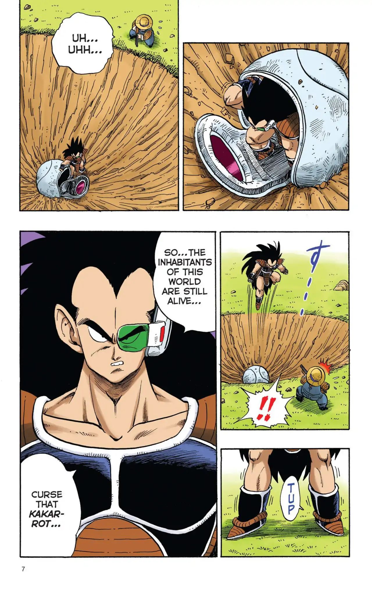 Dragon Ball Full Color Saiyan Arc - Vol.1 Chapter 001: The Mysterious Warrior From Space