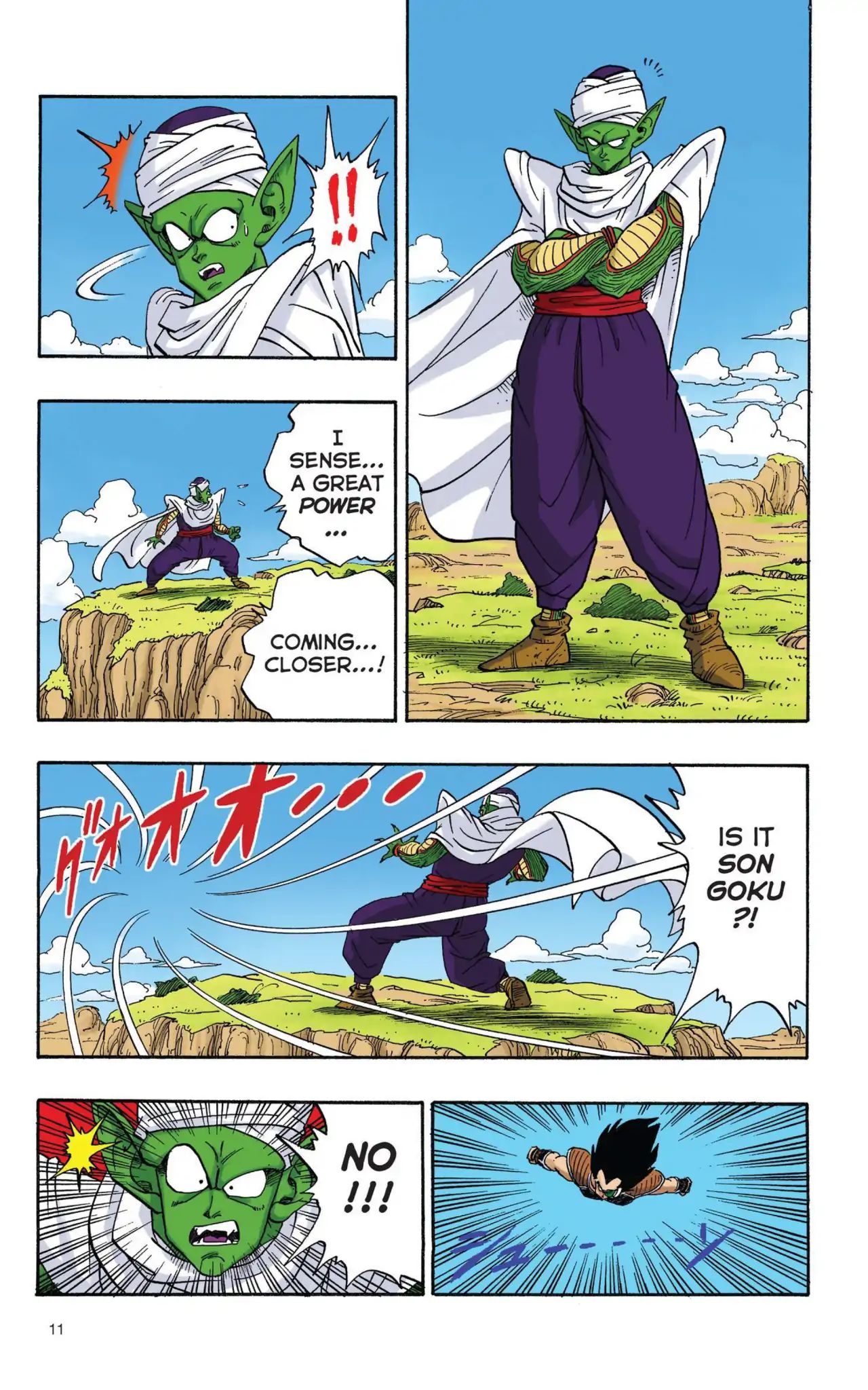 Dragon Ball Full Color Saiyan Arc - Vol.1 Chapter 001: The Mysterious Warrior From Space