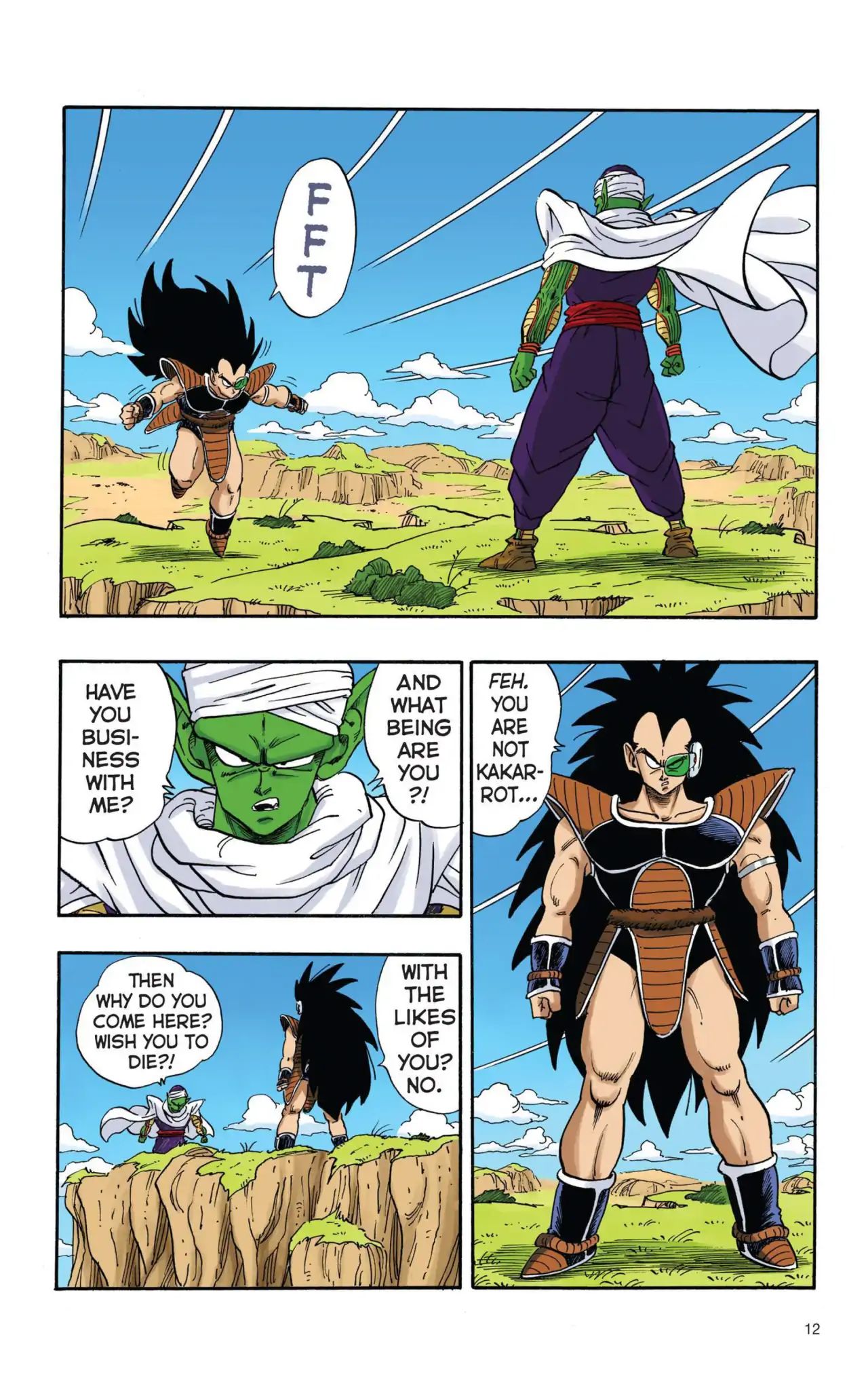 Dragon Ball Full Color Saiyan Arc - Vol.1 Chapter 001: The Mysterious Warrior From Space